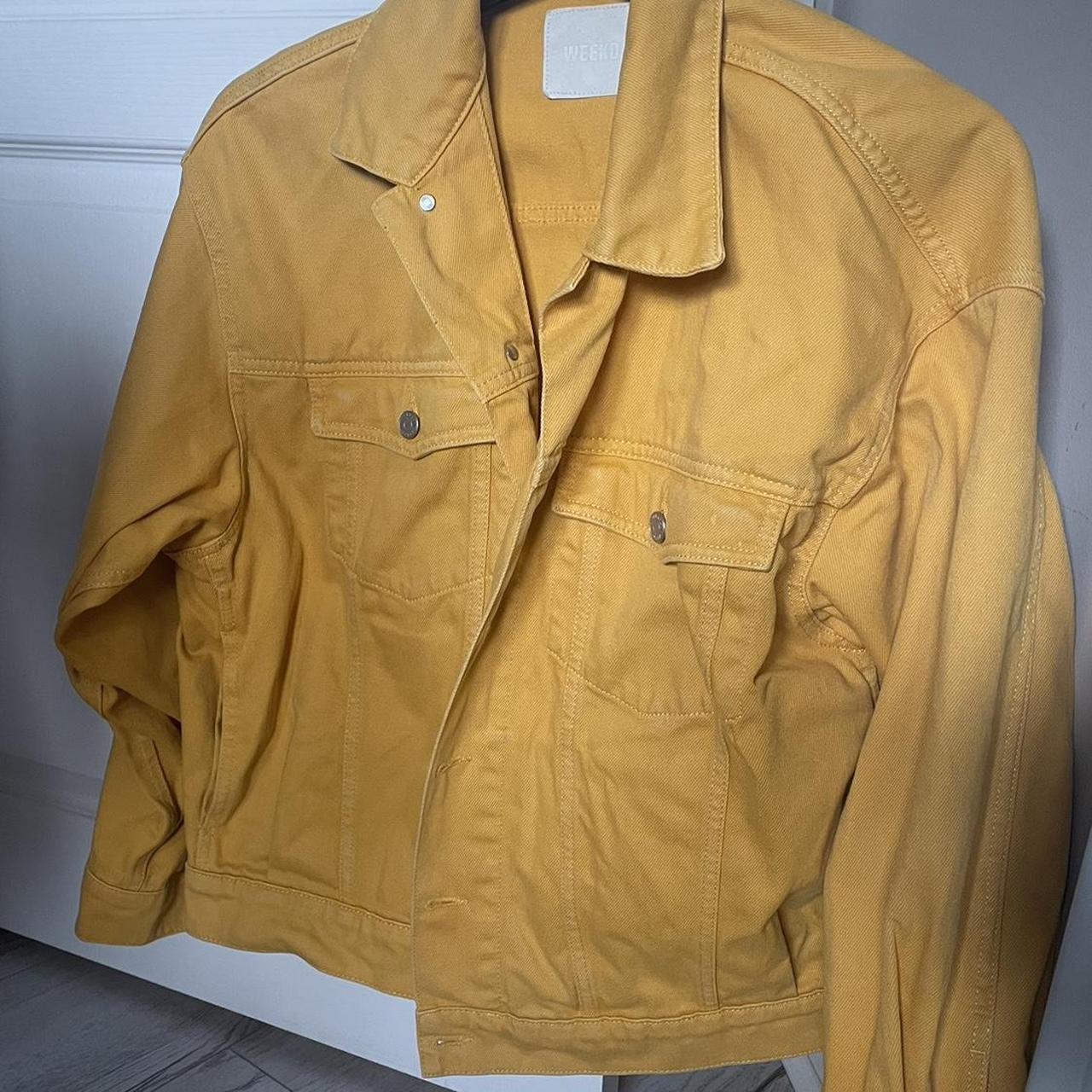 Yellow Jean Jacket #yellow #jacket #cute #winter - Depop