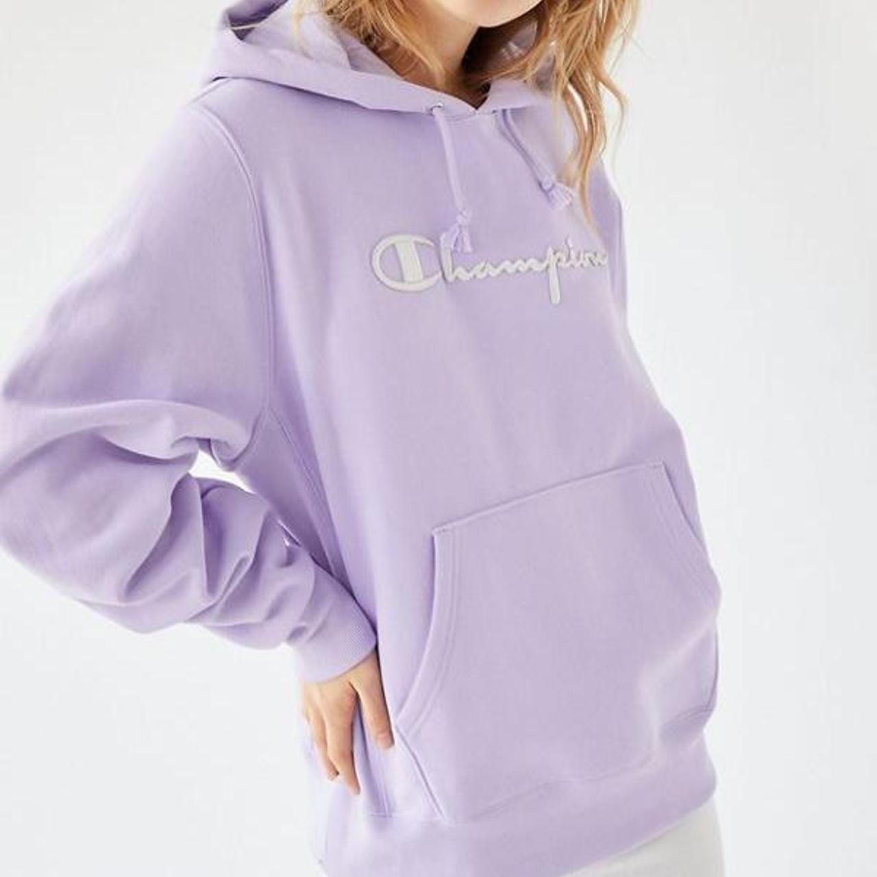 Champion purple sale hoodie women's