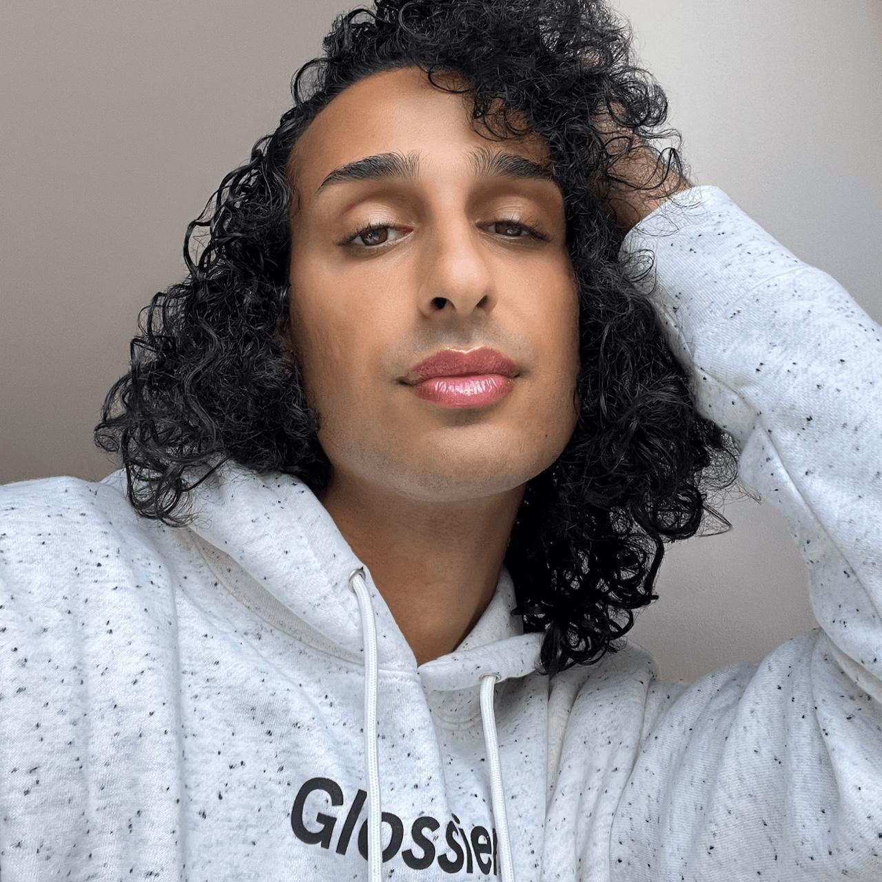 Glossier Limited Edition Terrazzo Hoodie Your. Depop