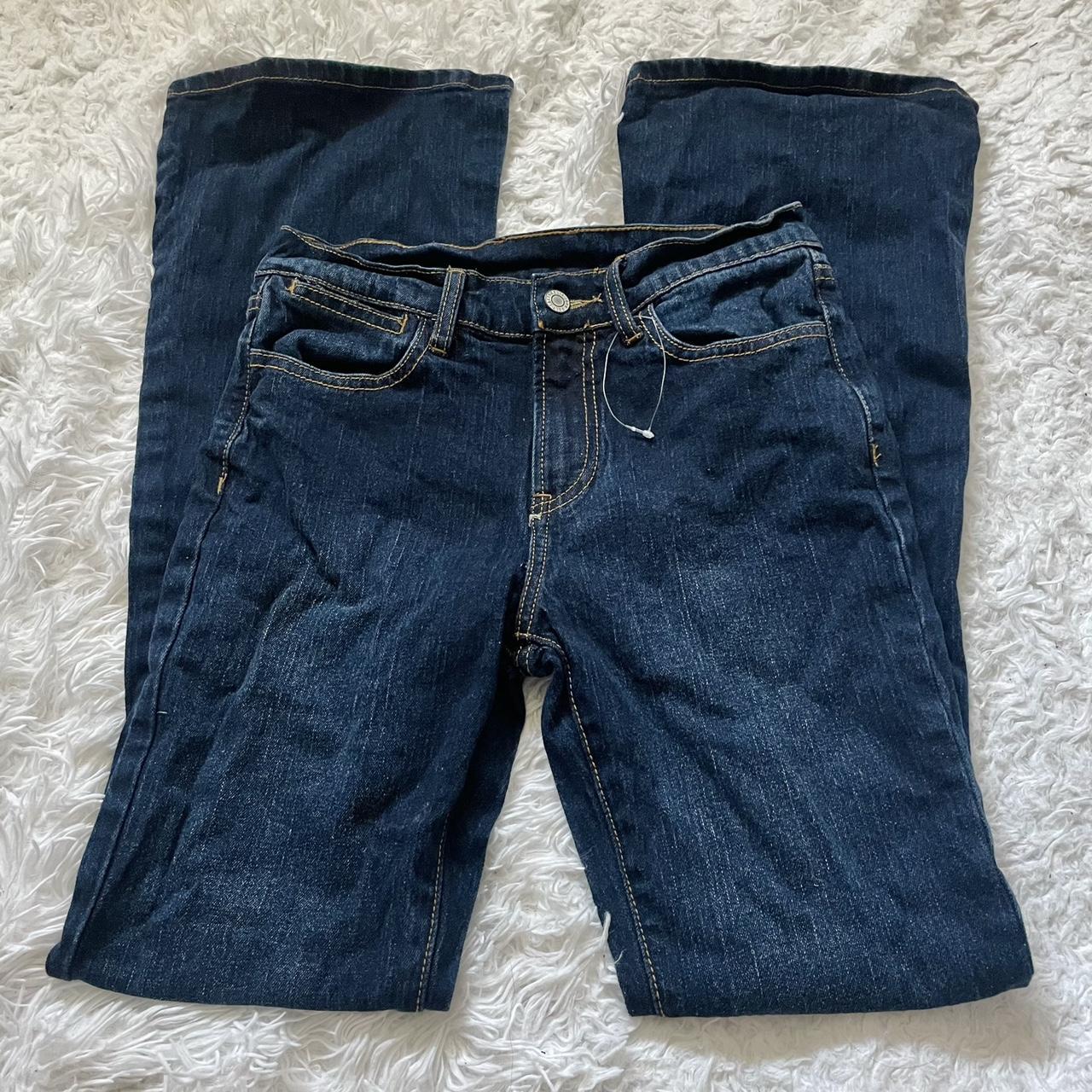 BRANDY MELVILLE: j. galt size small dark denim flare - Depop