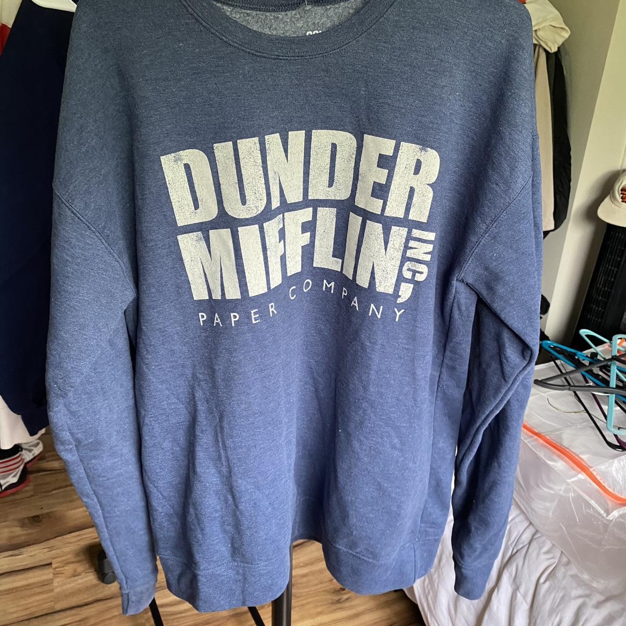 dunder mifflin tie dye sweatshirt