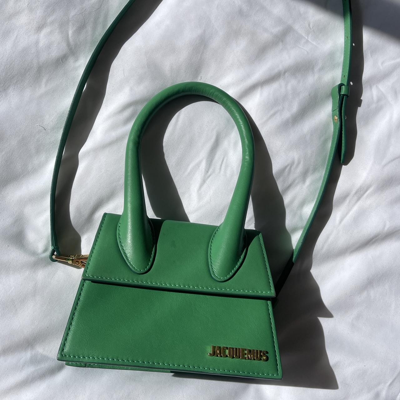 Jacquemus Women's Green Bag | Depop