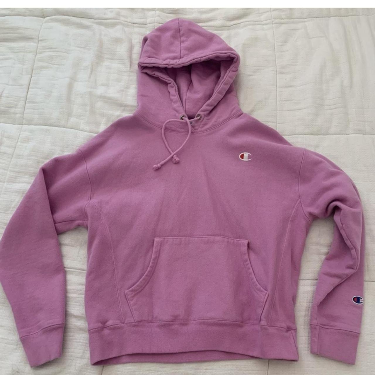 Pink champion best sale hoodie kids