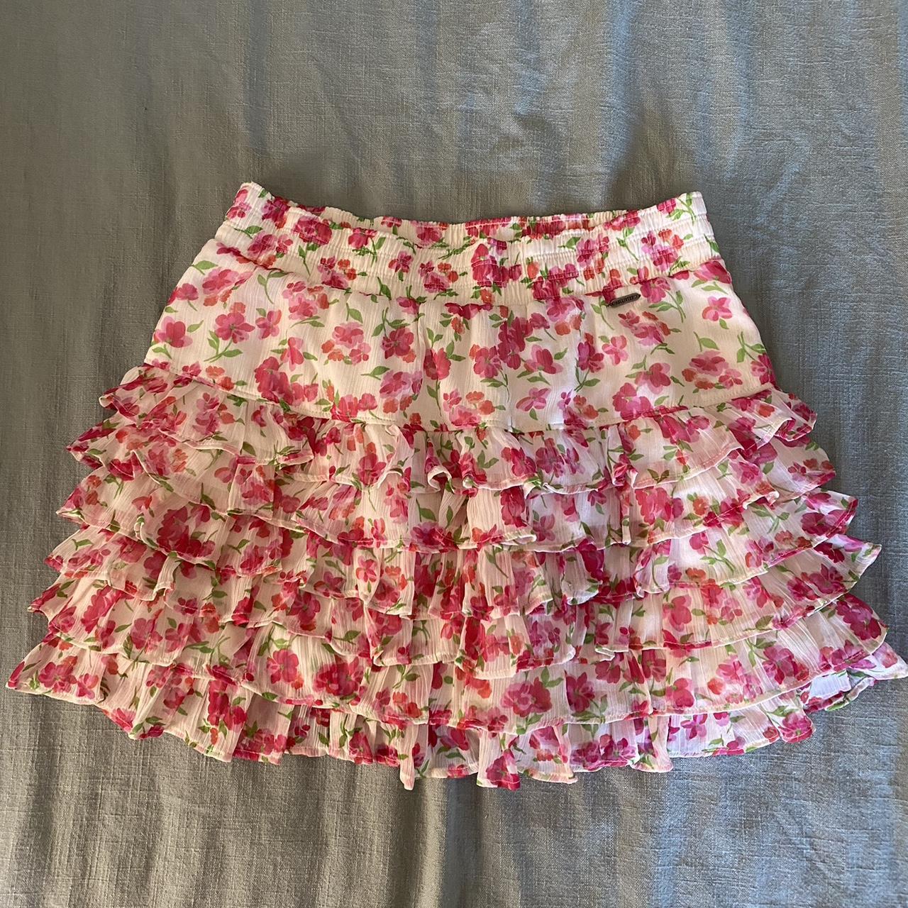 hollister ruffle dress