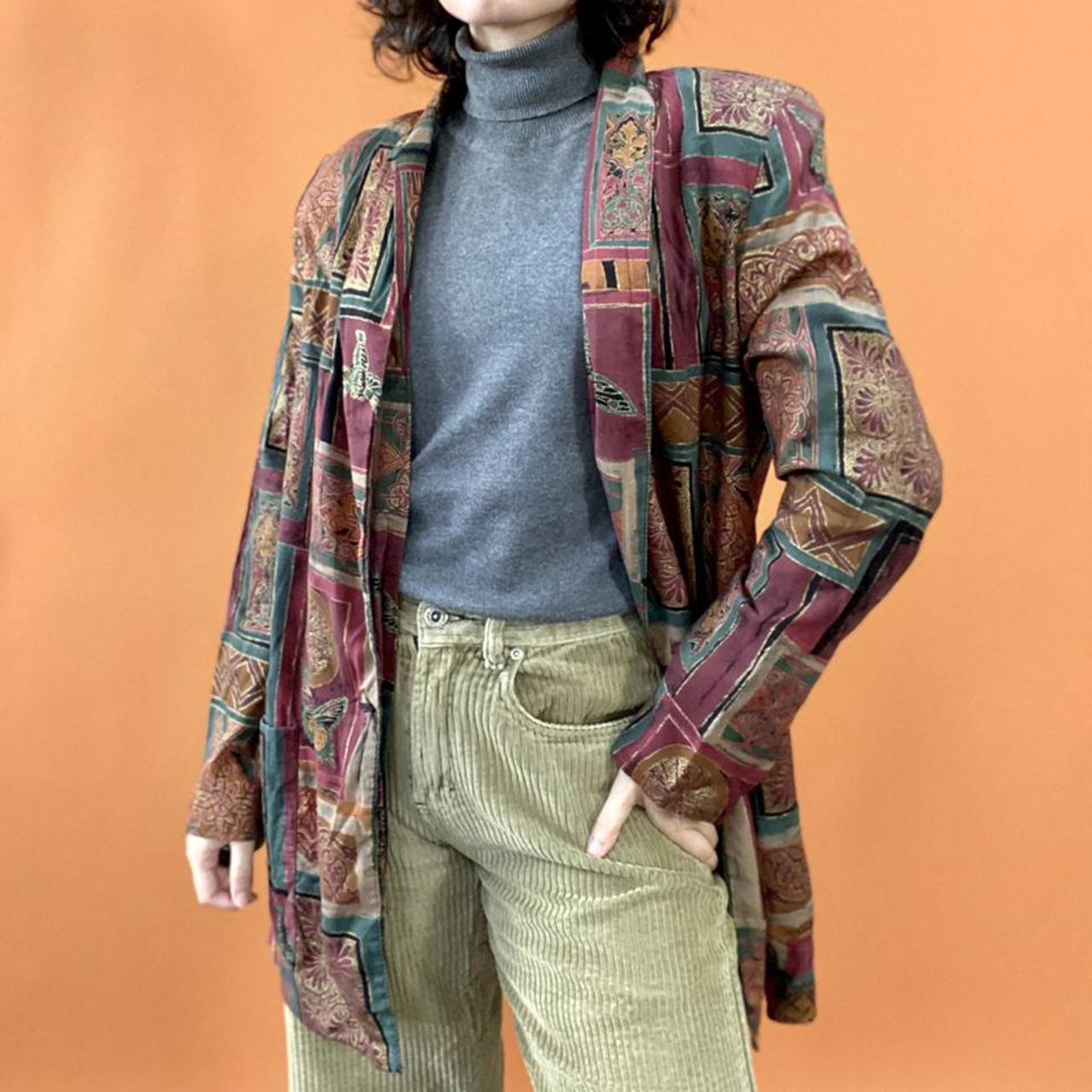 Preloved Women's Lightweight Jacket - Multi/Red -… - image 2