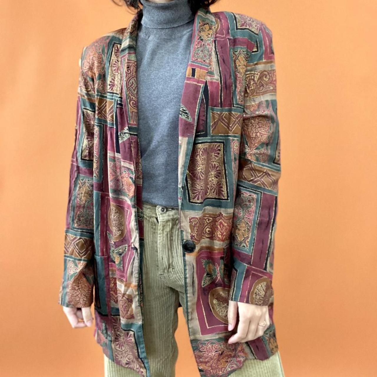 Preloved Women's Lightweight Jacket - Multi/Red -… - image 3