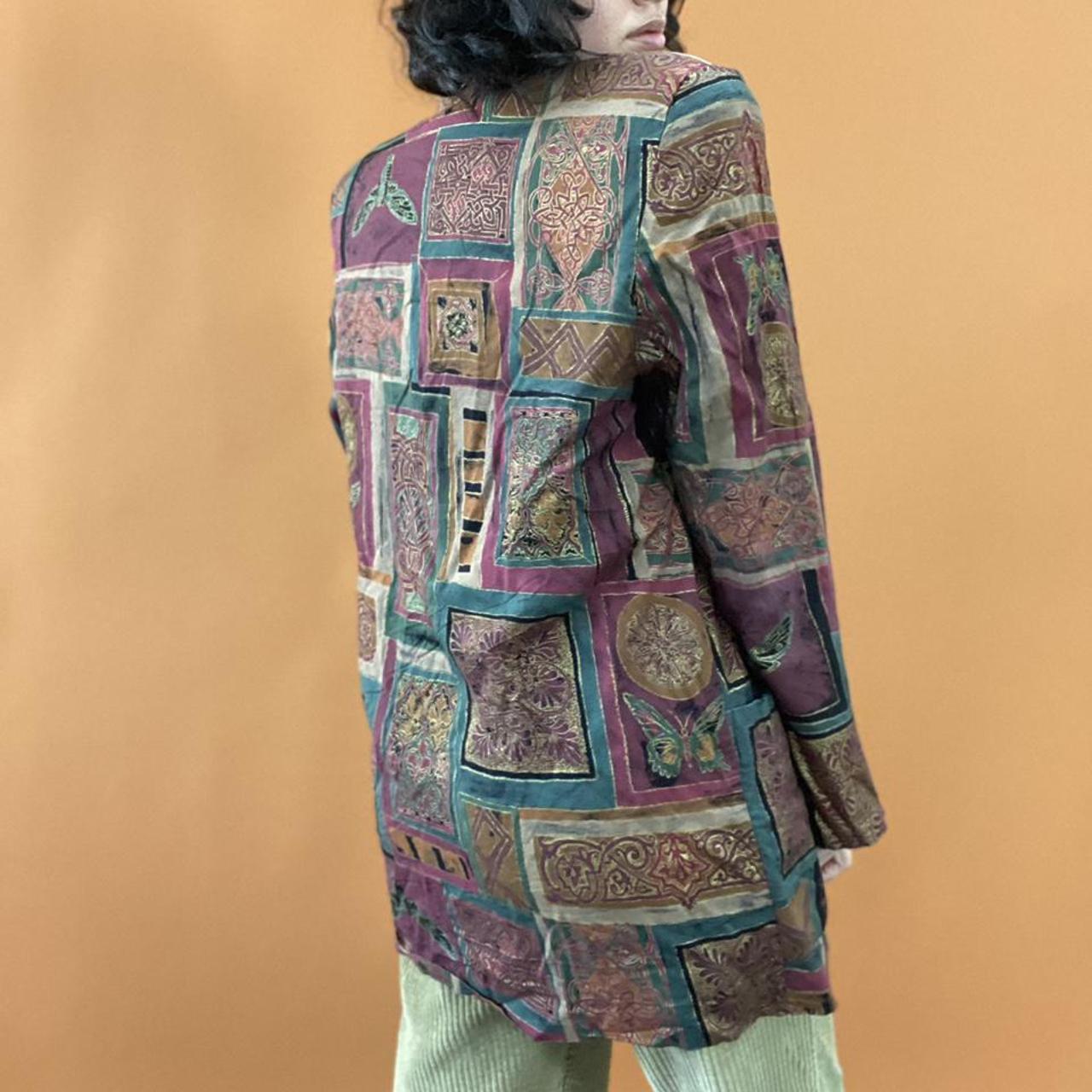 Preloved Women's Lightweight Jacket - Multi/Red -… - image 4