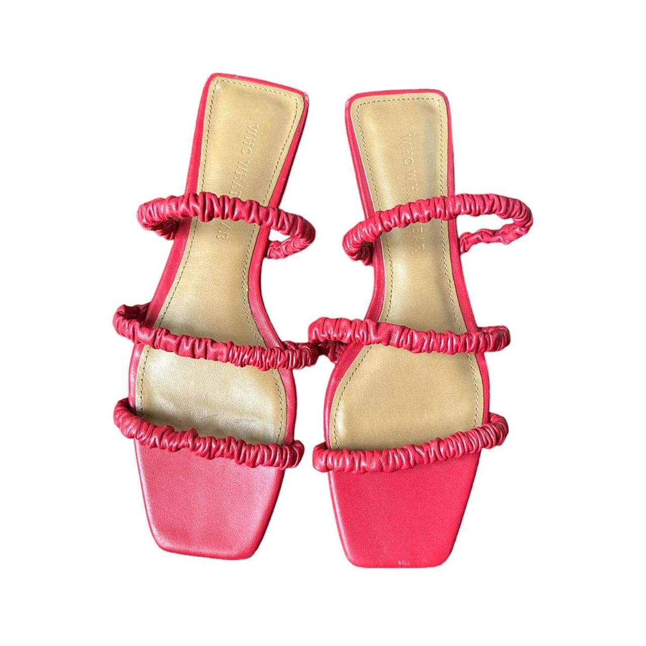 Target hot sale red sandals