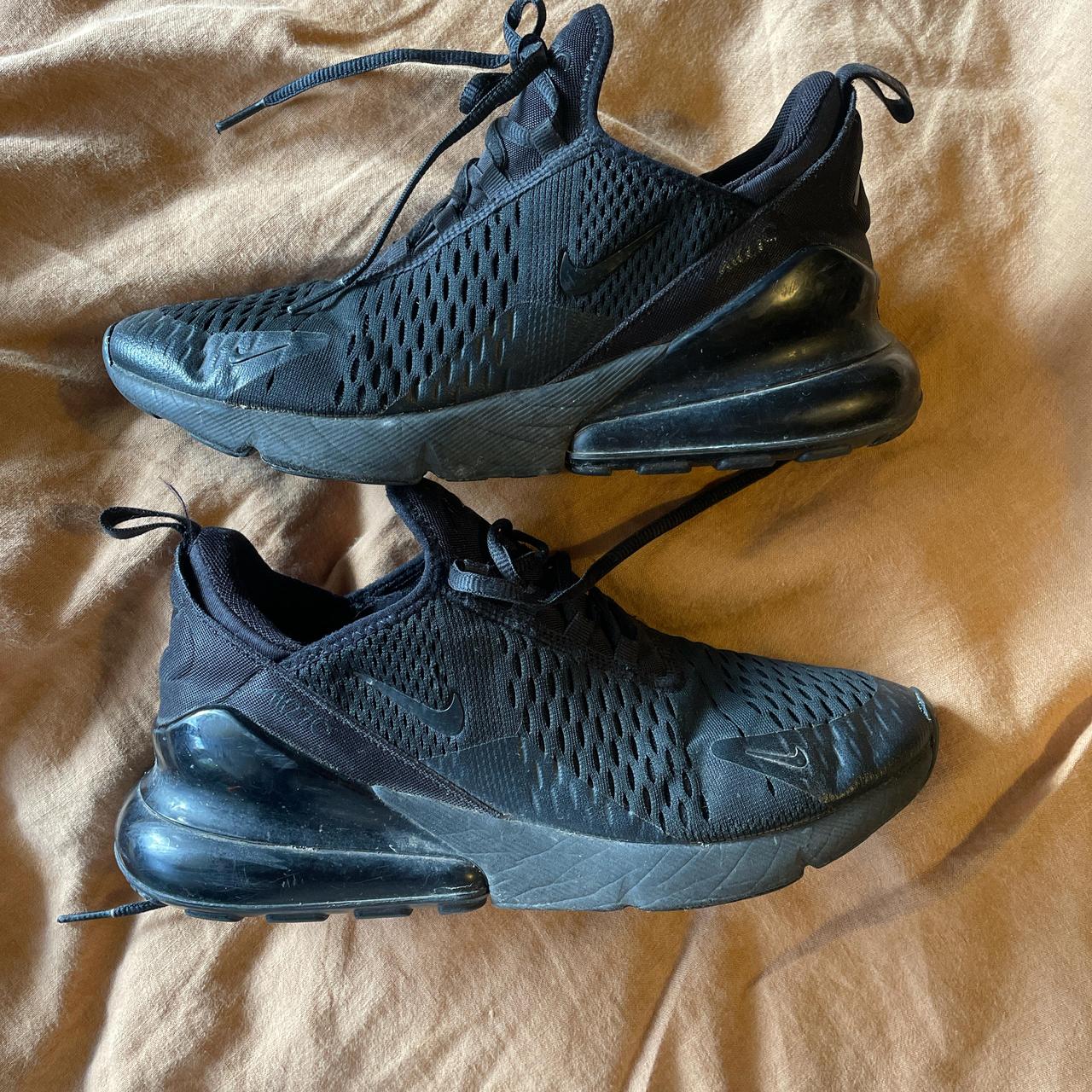 Black Nike Air Max 270s Worn condition but plenty... - Depop