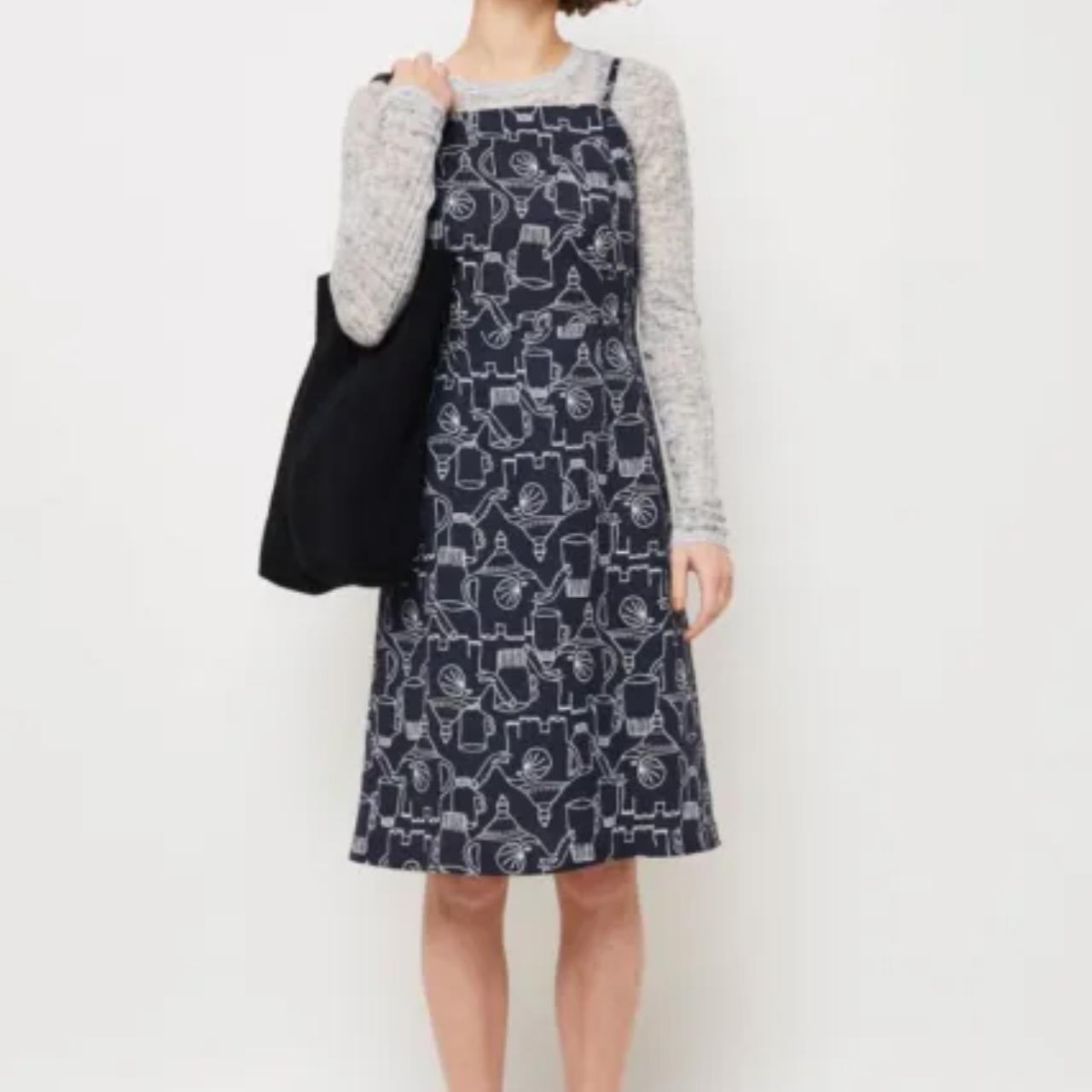 Gorman x Monika forsberg elephant apron dress,