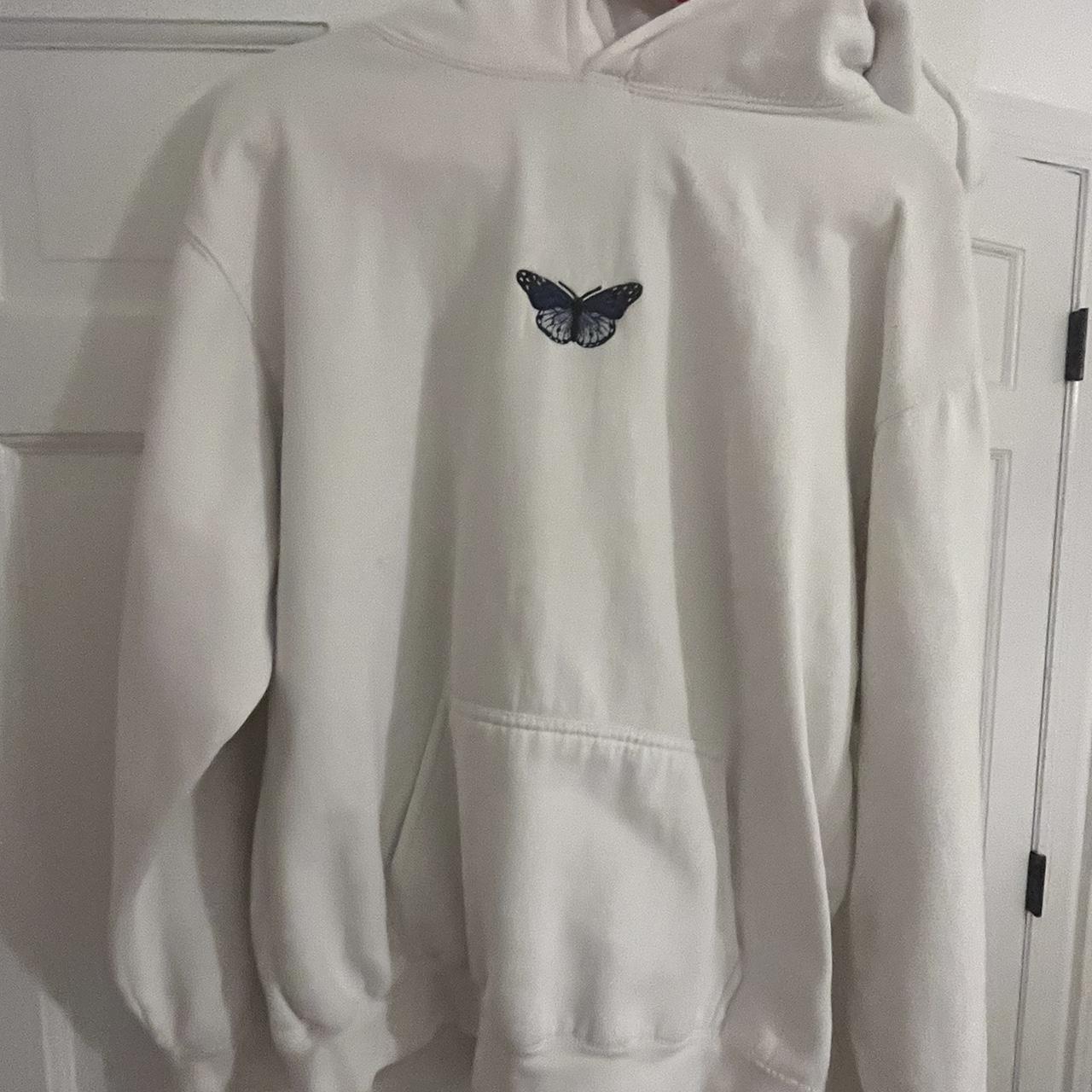 BRANDY MELVILLE BUTTERFLY HOODIE no stains perfect Depop