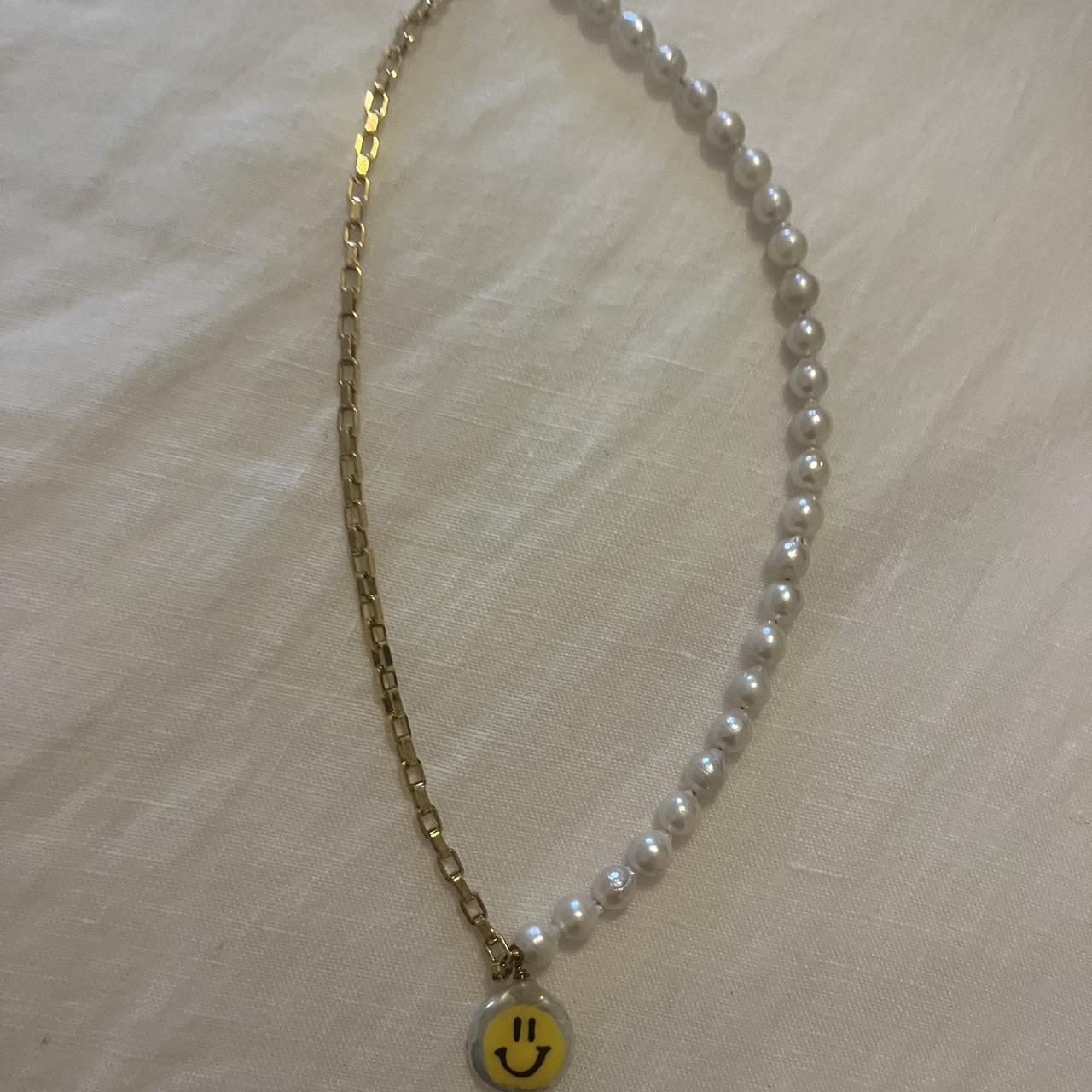 Martha Calvo smiley face necklace Real Originally... - Depop