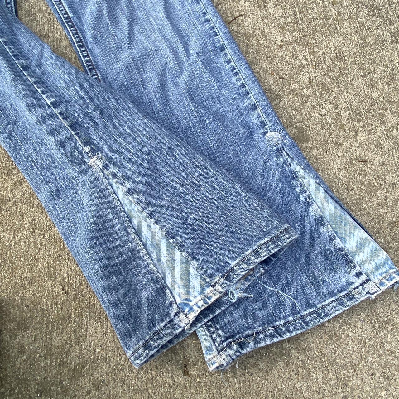 HANDMADE Flared Denim By me :) 32x34 #flare... - Depop