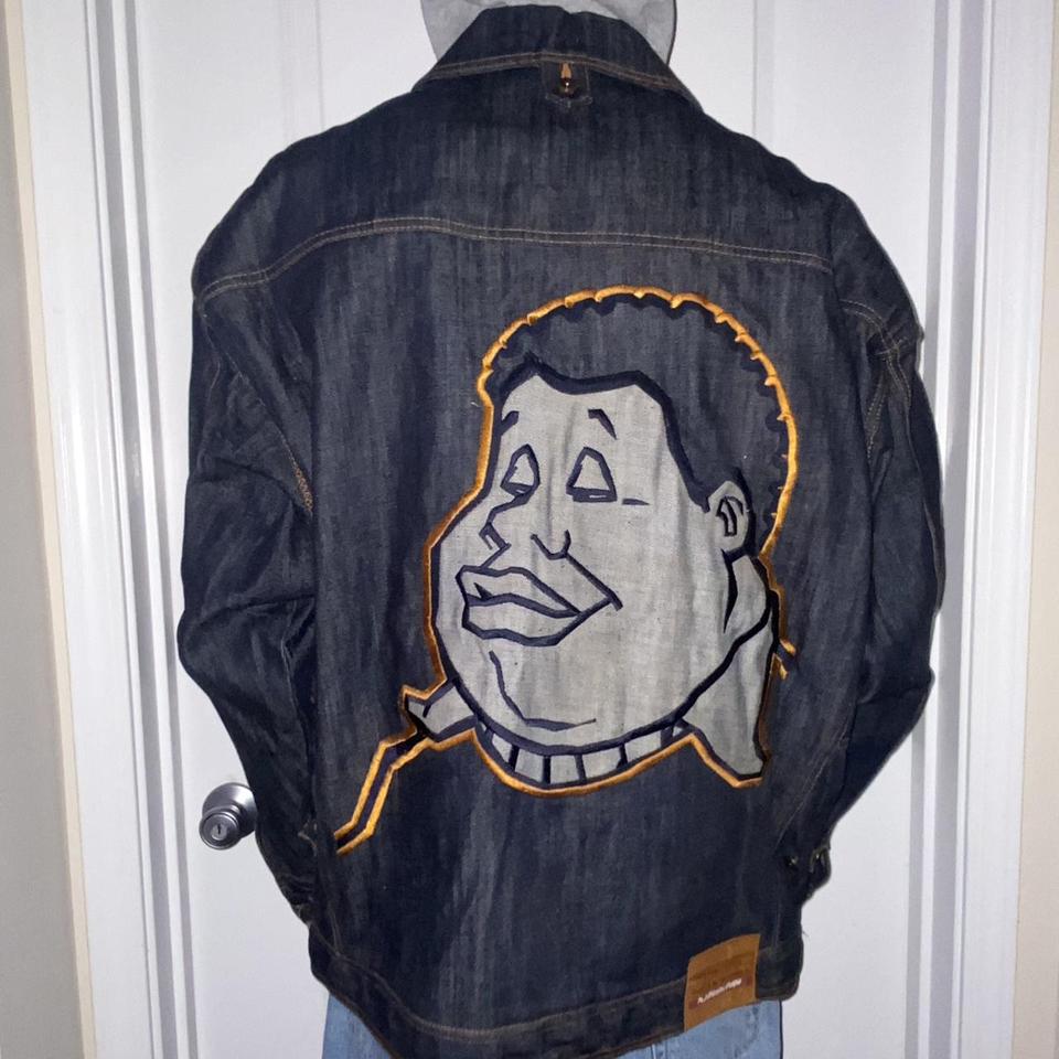 FUBU Platinum Fat Albert Denim Jacket great... - Depop