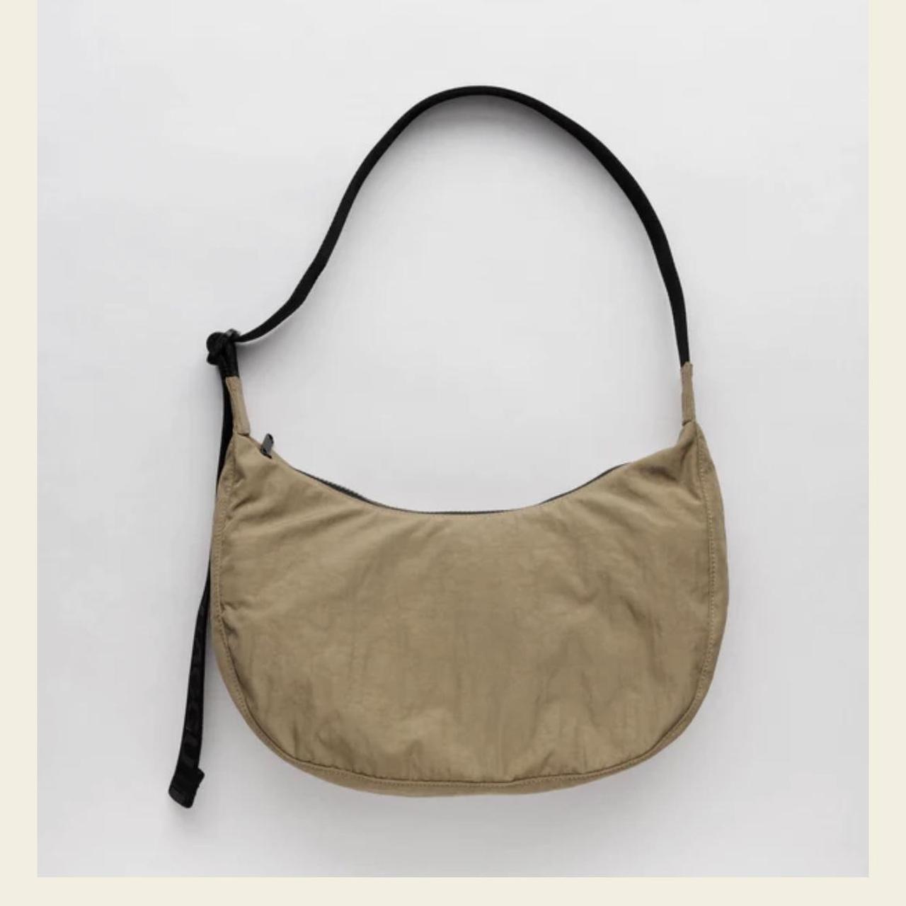 Baggu medium nylon crescent bag in colorway dark... Depop