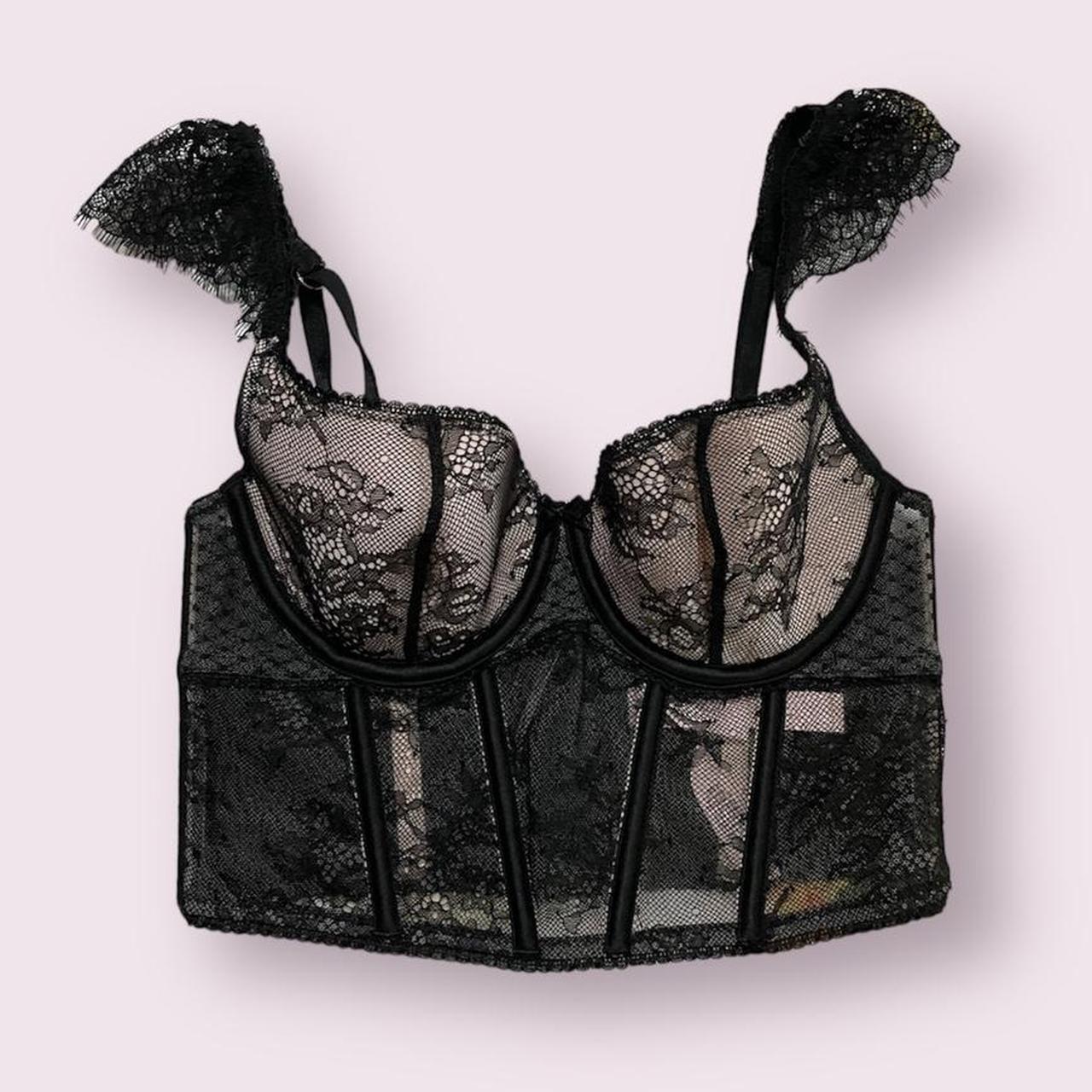 Victoria's Secretレア˚✧₊蝶ブラックCrop Top Victoria's