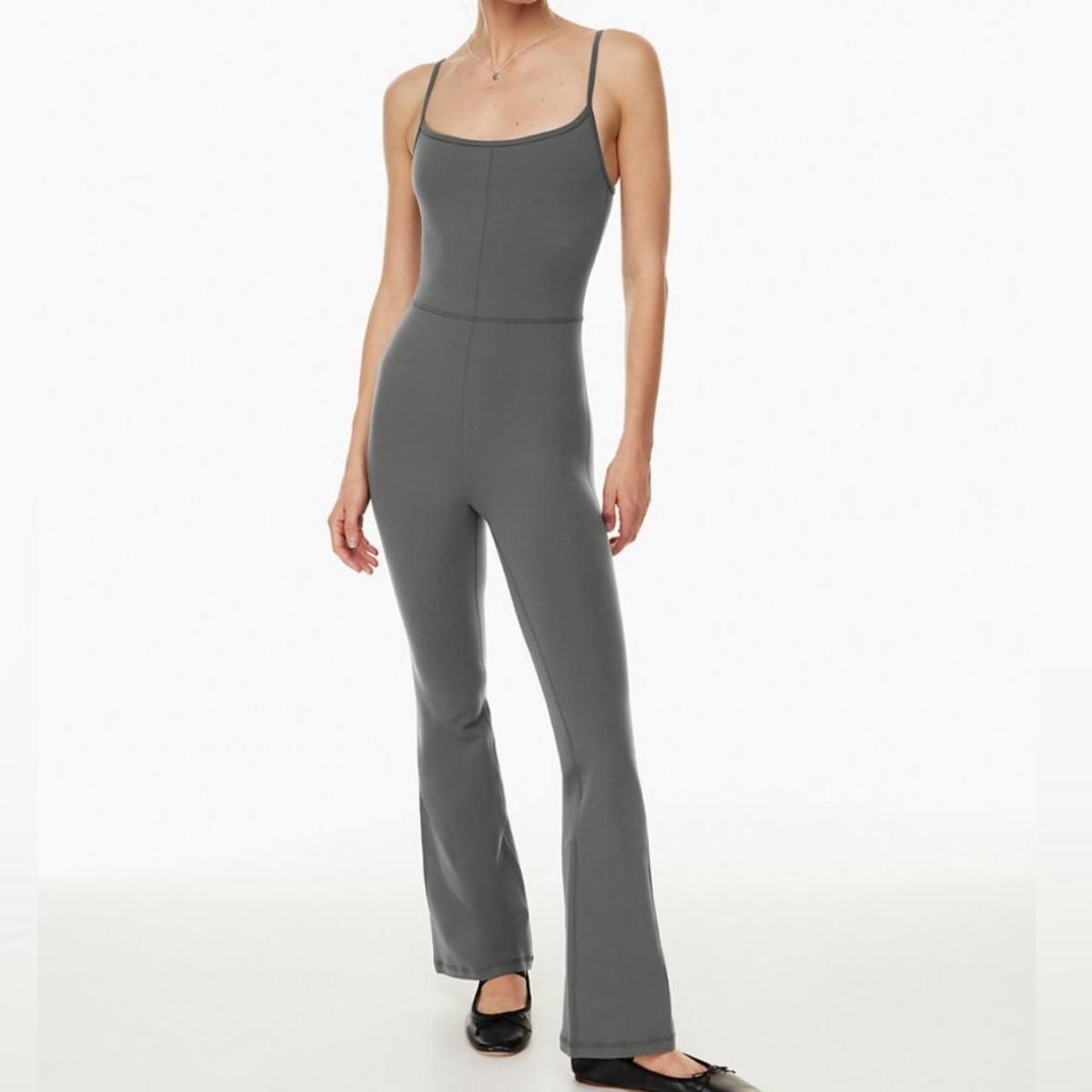 Wilfred Free DIVINITY KICK FLARE JUMPSUIT in Coal