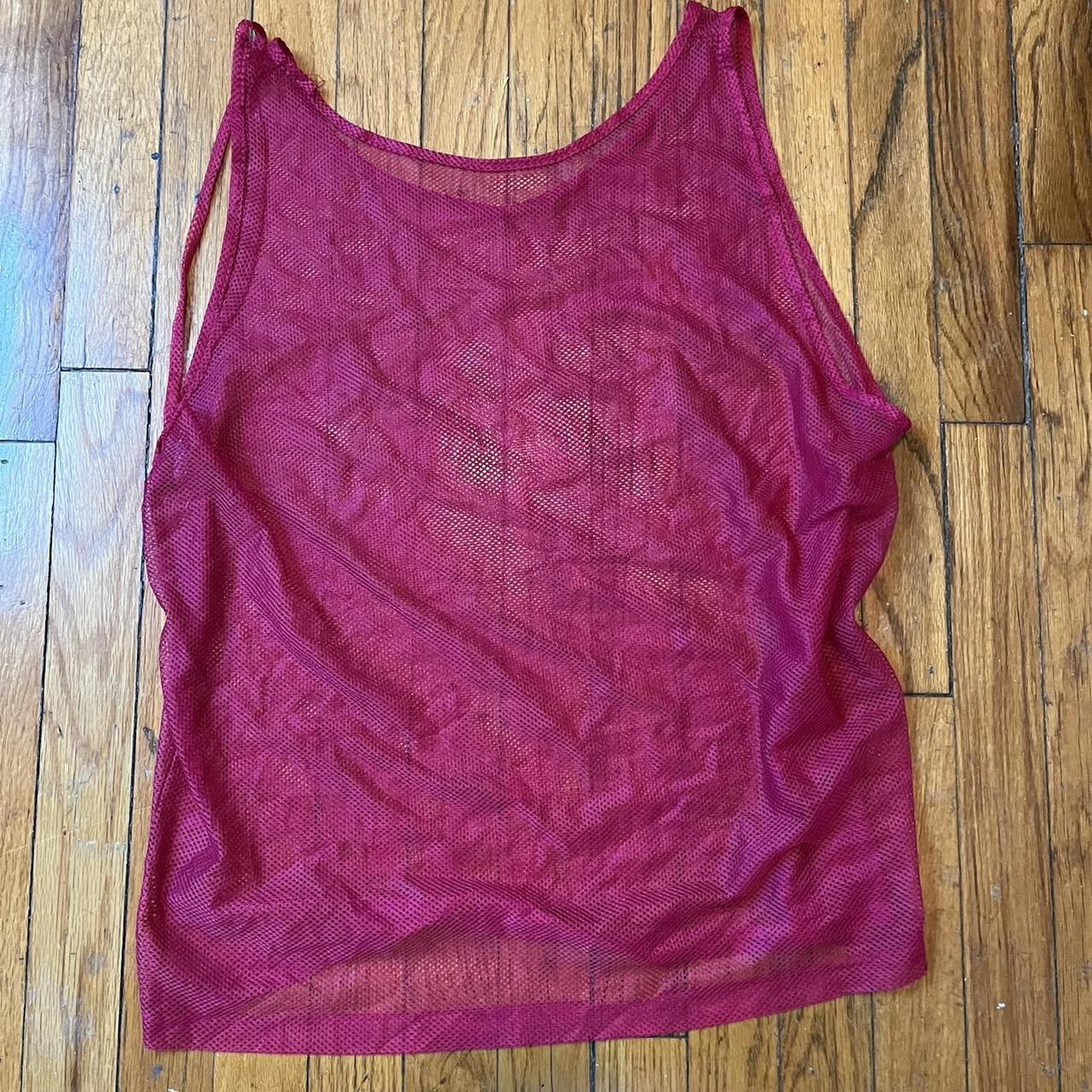 see-through jersey top perfect for concert season... - Depop