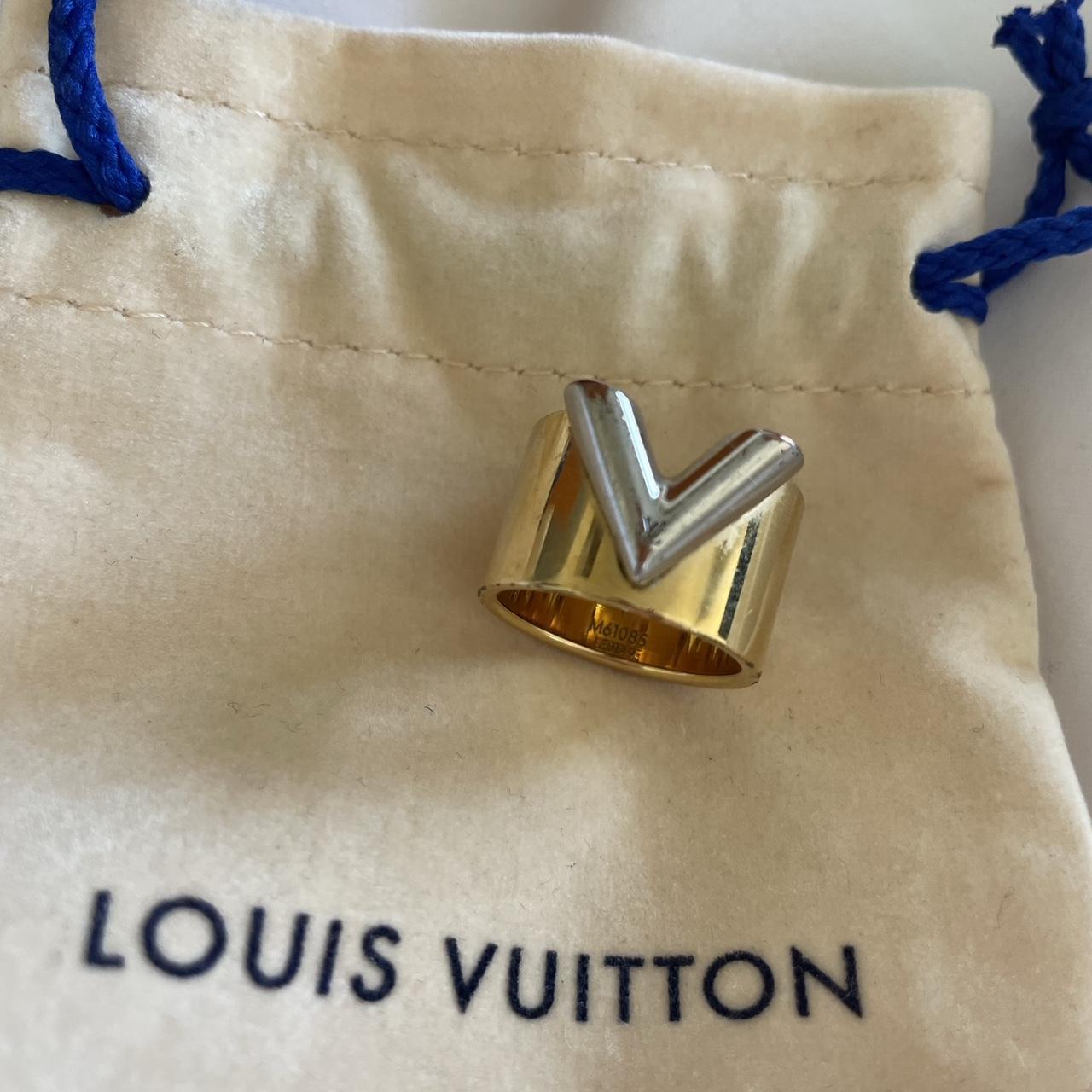Louis Vuitton Inclusion ring. Featuring classic gold - Depop
