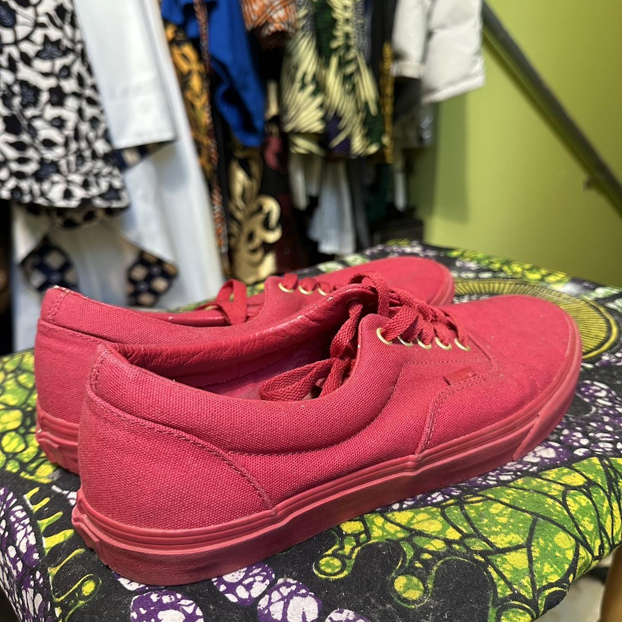 80s Vans red trainers #vintage Depop