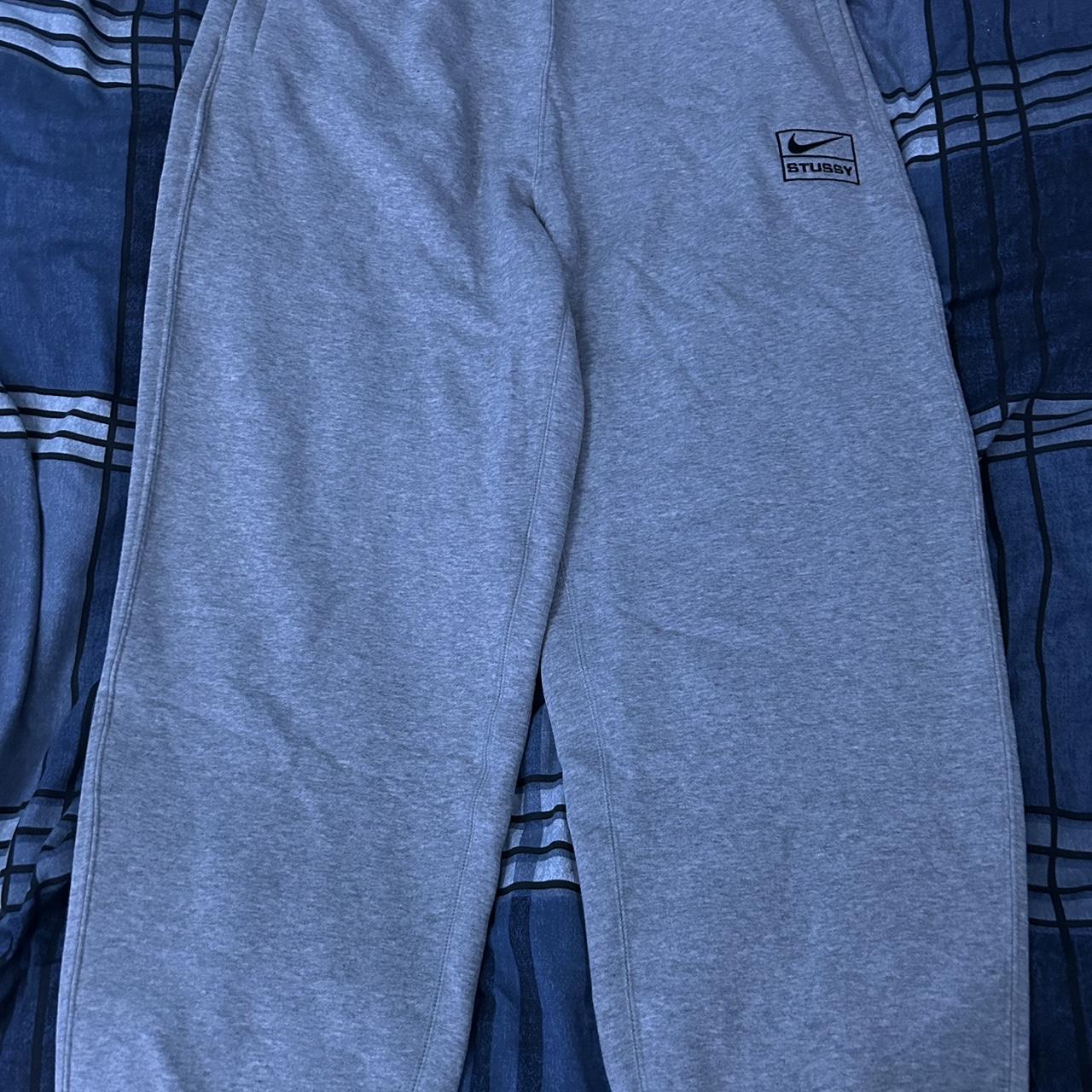 Grey nike x stussy tracksuits - Depop