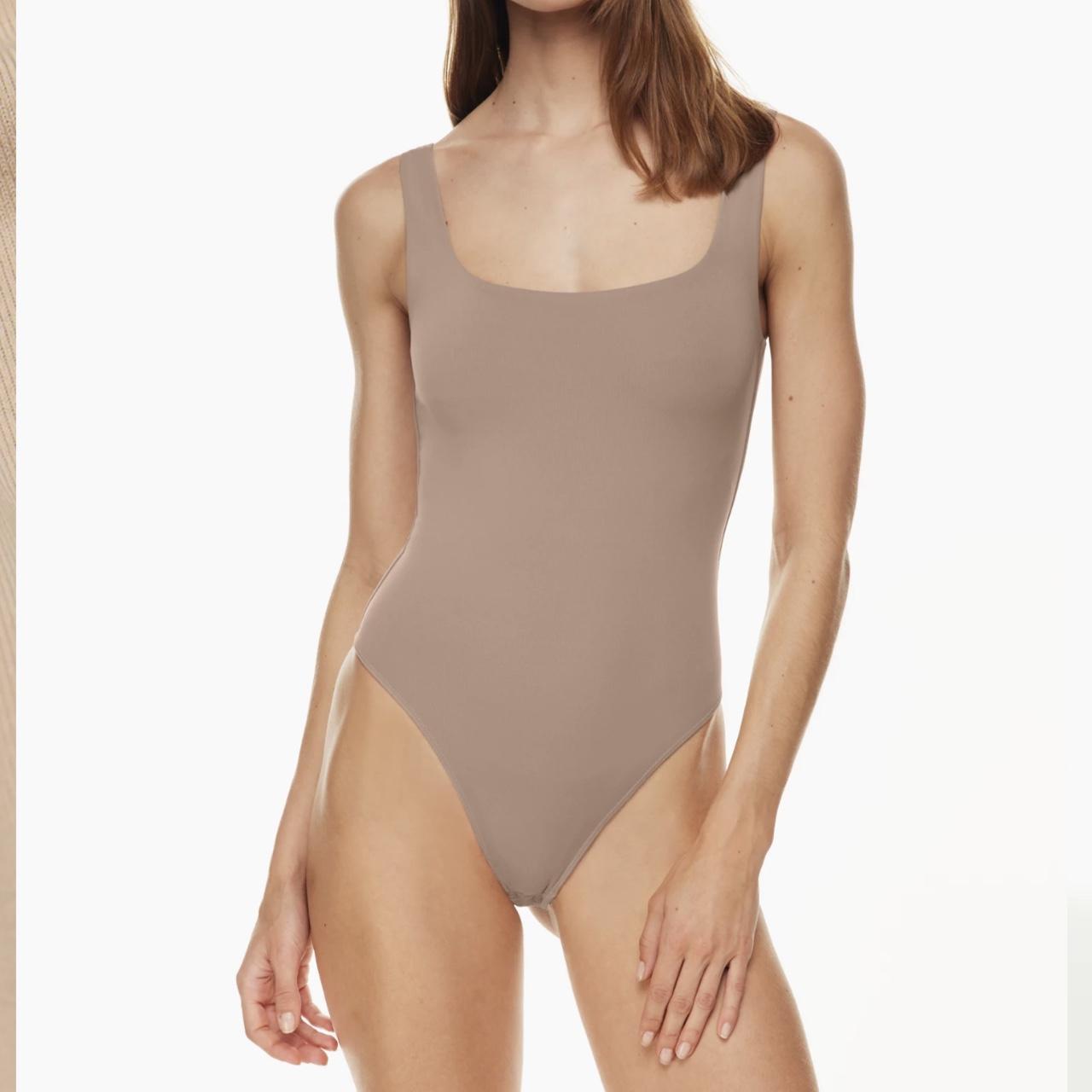 both aritzia babaton thong bodysuits 🐬 neon pink and... Depop