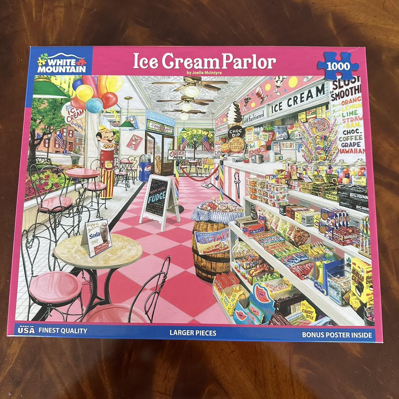 ice cream parlor puzzle 🩷 1000 pieces so cool when... Depop