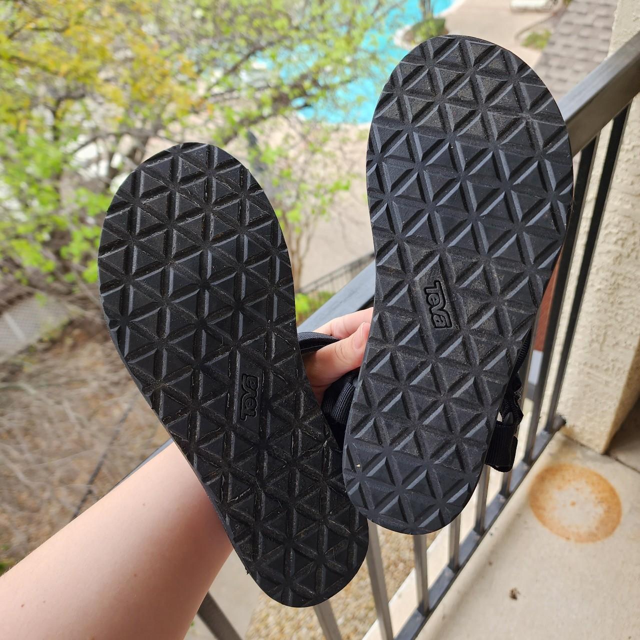 Teva Women's Black Sandals | Depop