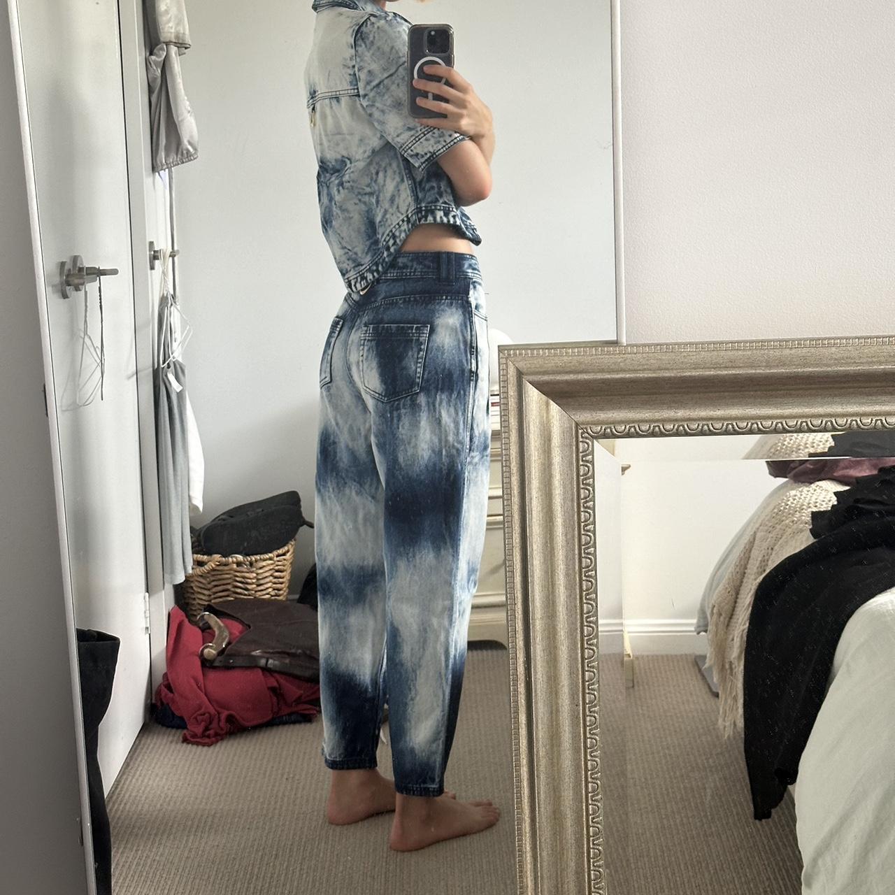 AJE Enigma Denim Straight Jeans size 10 but fits... - Depop