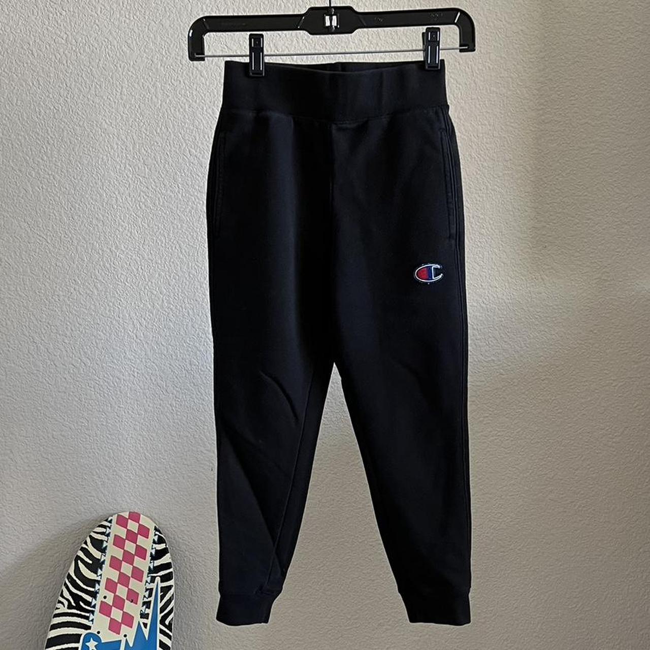 Champion Kids Sweatpant. Black. Slim leg. Champion. Depop