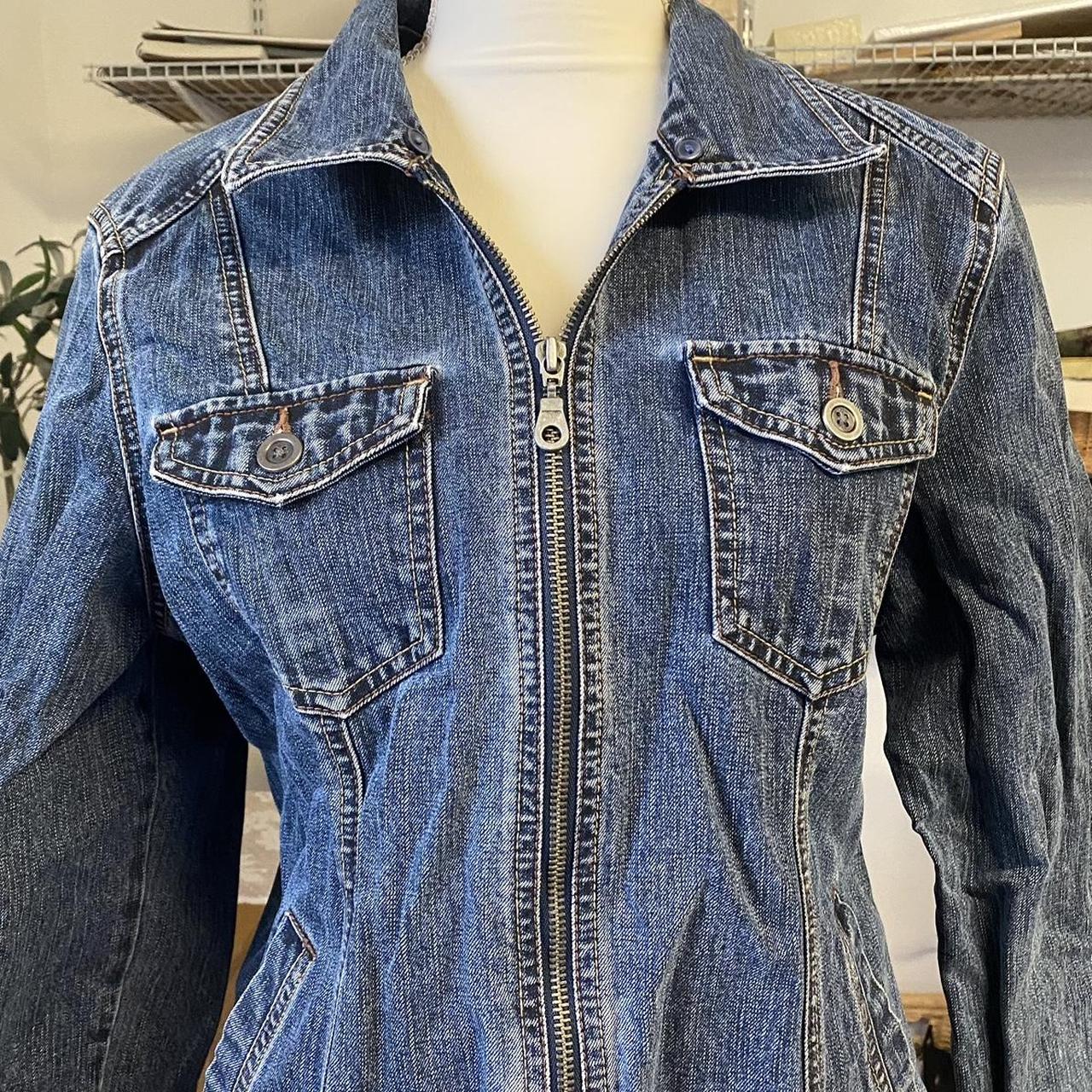 Brand French Cuff Jean jacket 💗 Super adorable... Depop