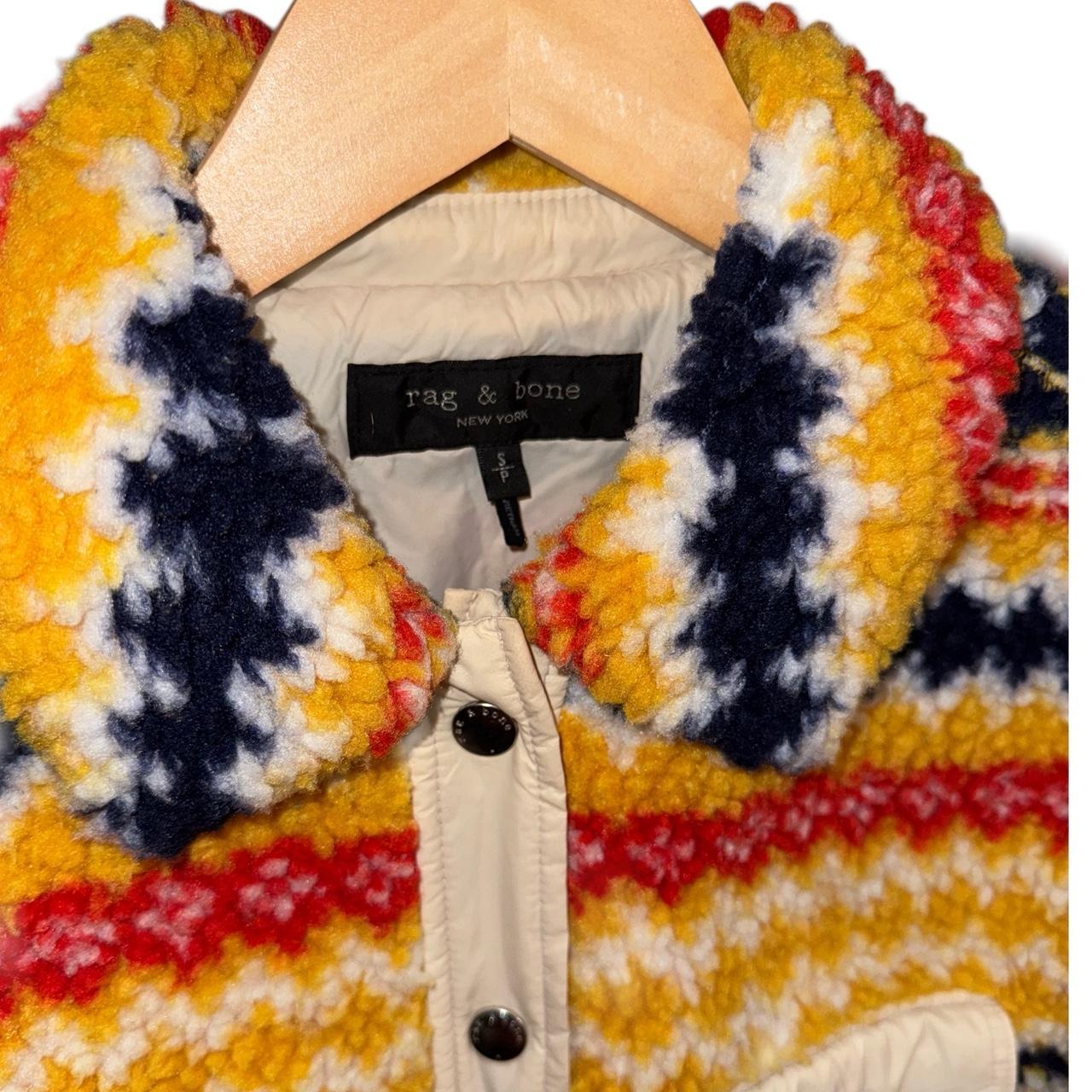 Rag & Bone Women's Shacket Jacket - Multi/Yellow … - image 3