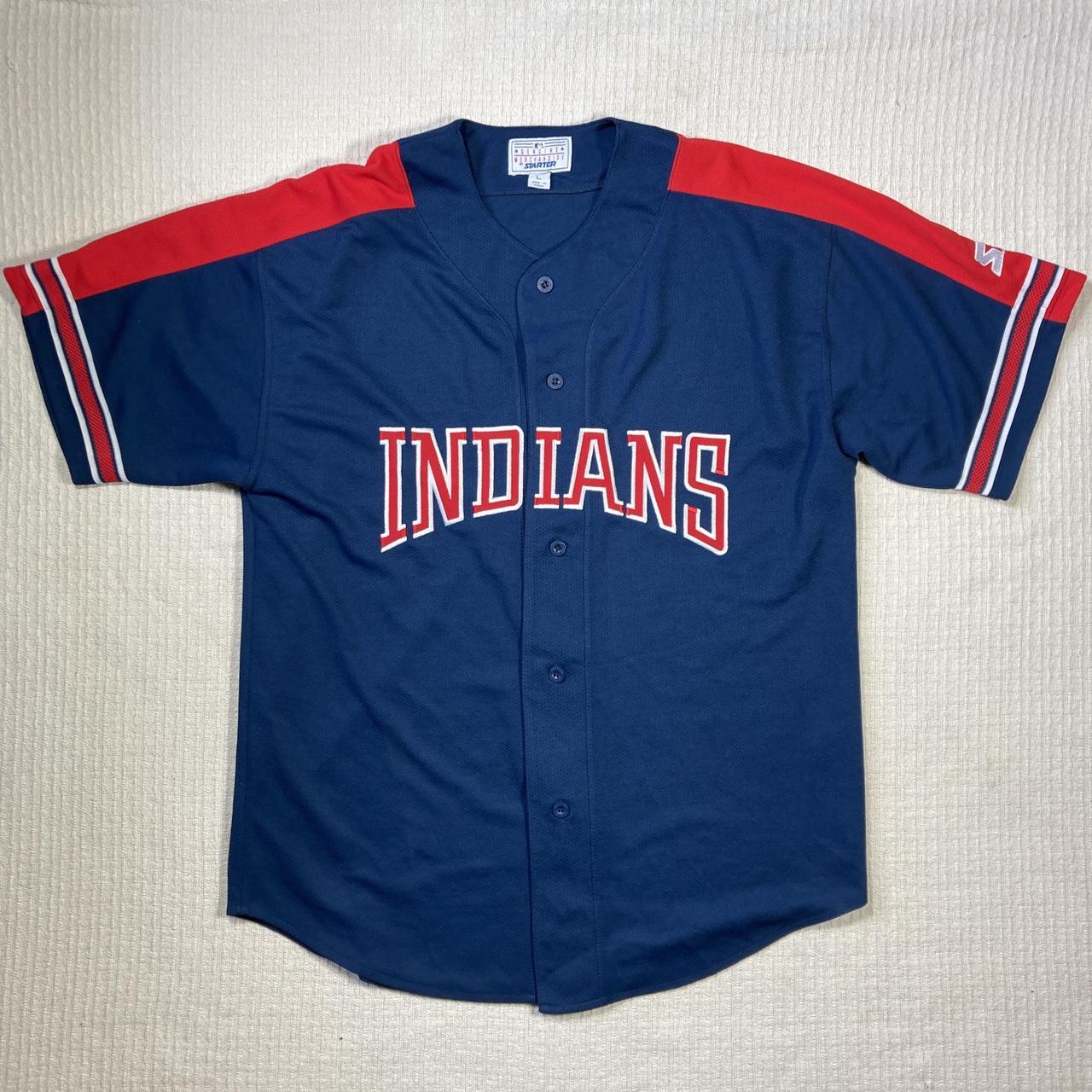 Vintage Cleveland Indians Jersey by Stater - Depop