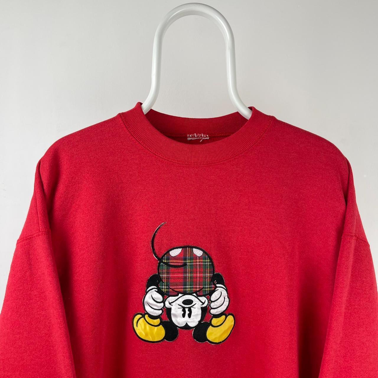 Disney Men's Red Sweatshirt | Depop