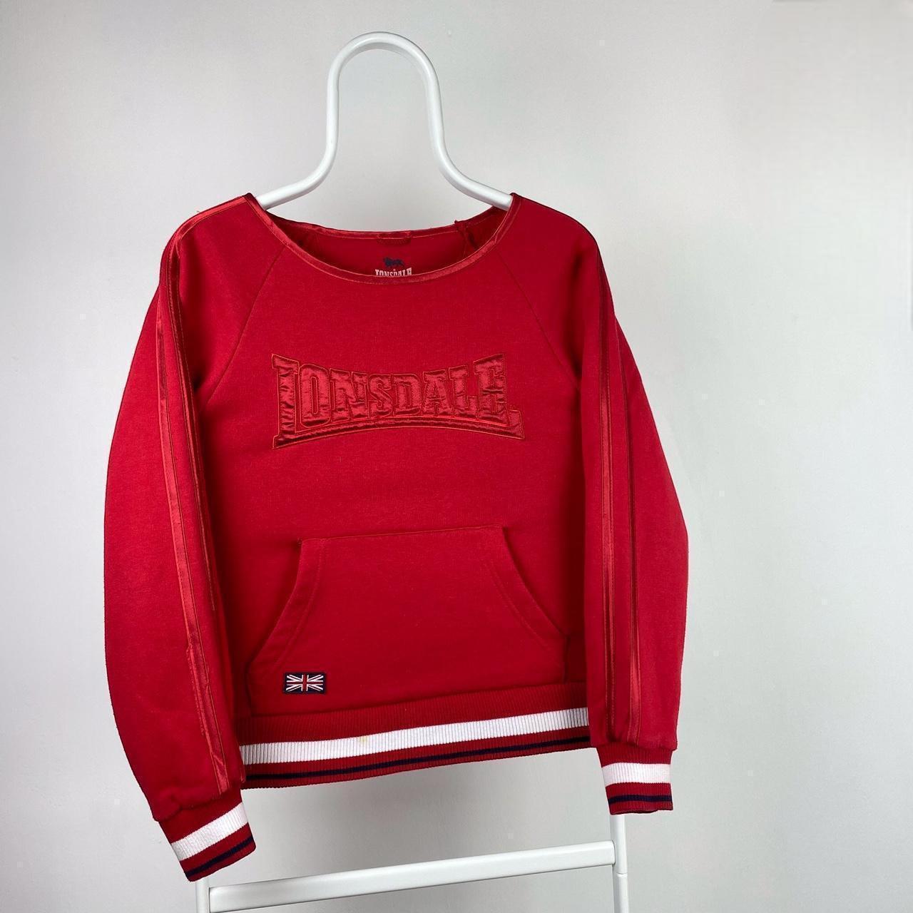 Vintage Lonsdale Embroidered Sweatshirt 📐Size: UK12... - Depop