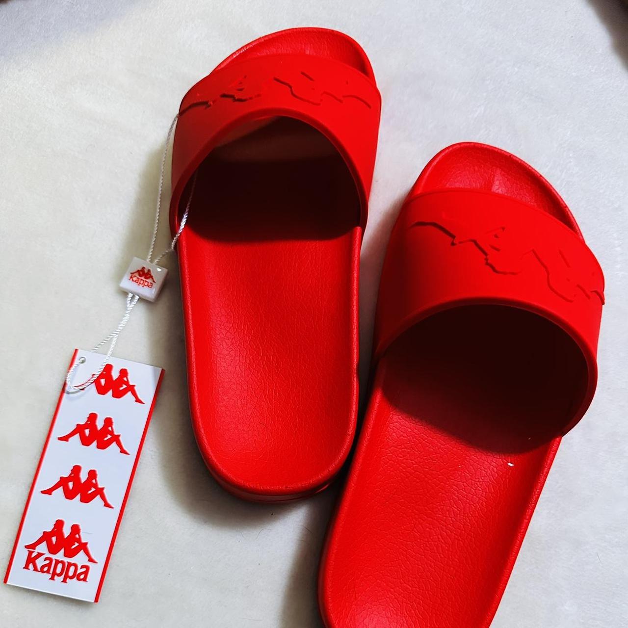 Kappa slides red hot sale