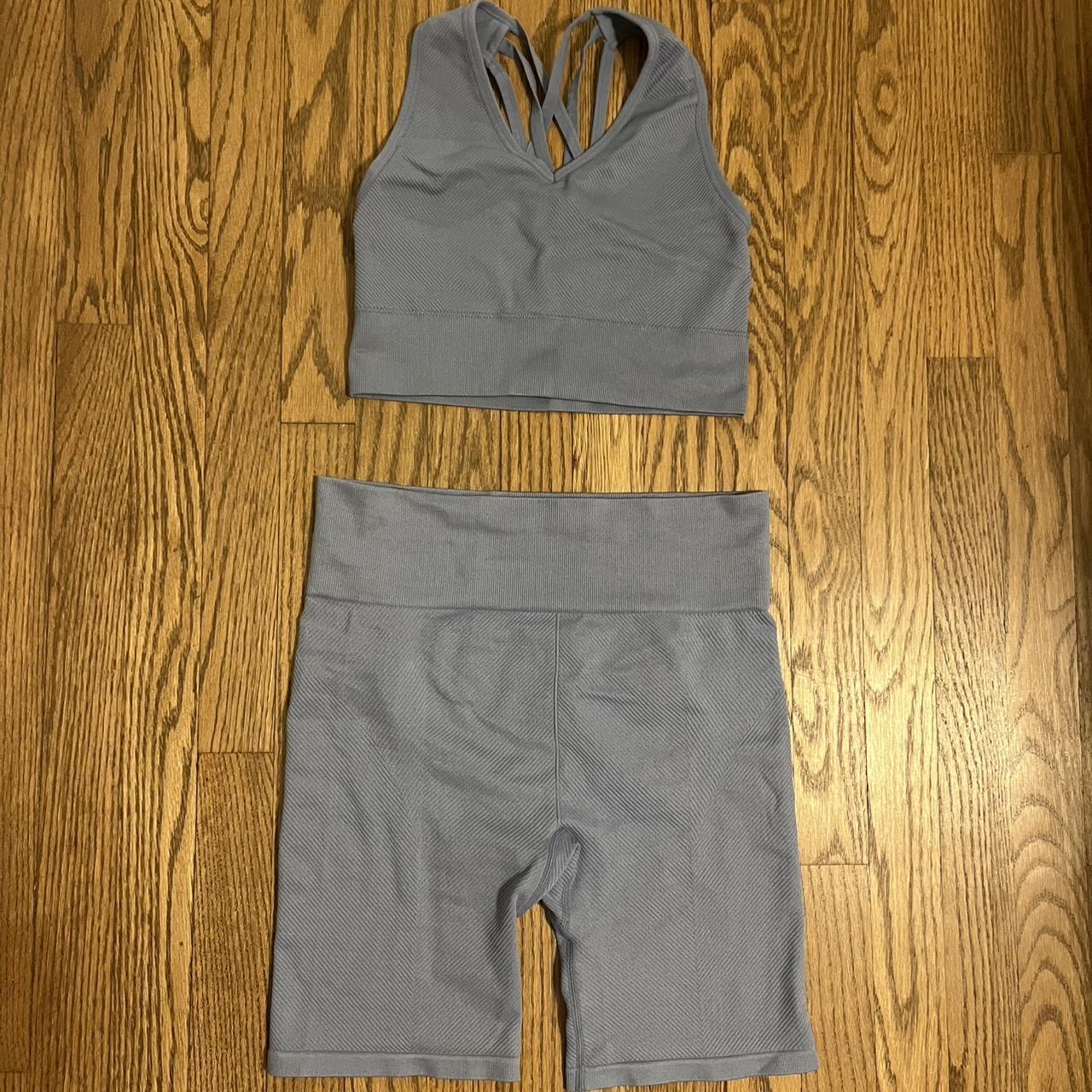 New Balance sports bra biker shorts Depop
