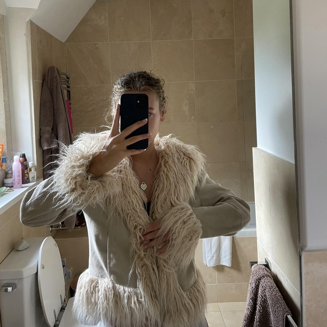 Fluffy jacket urban outfitters best sale