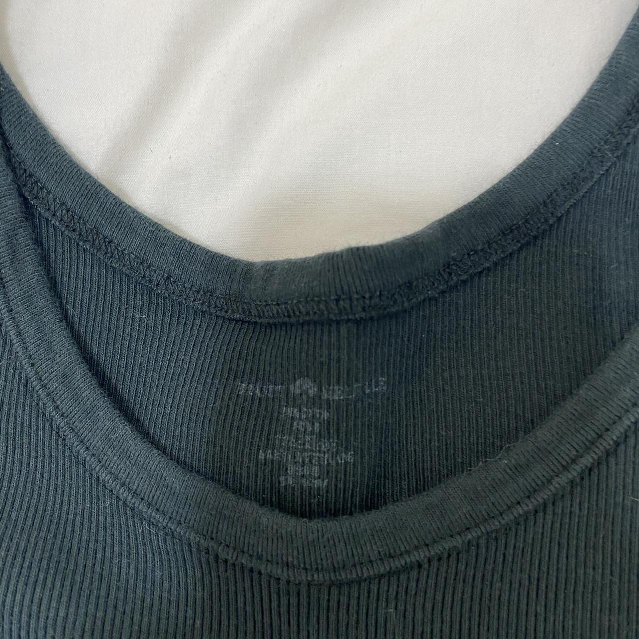 Brandy Melville Women's Green Croptop Depop