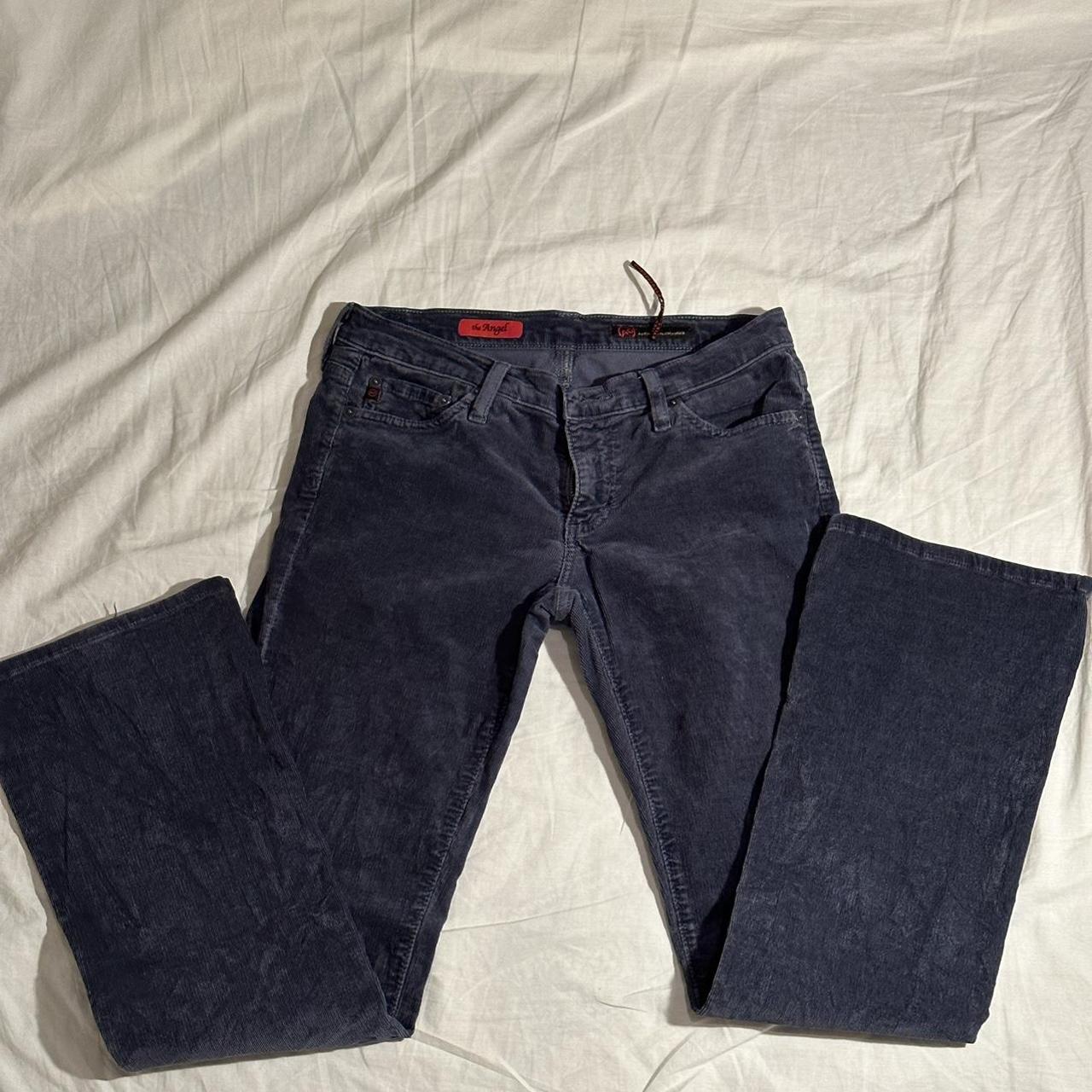 Skinny flared corduroy jeans Size small - Depop