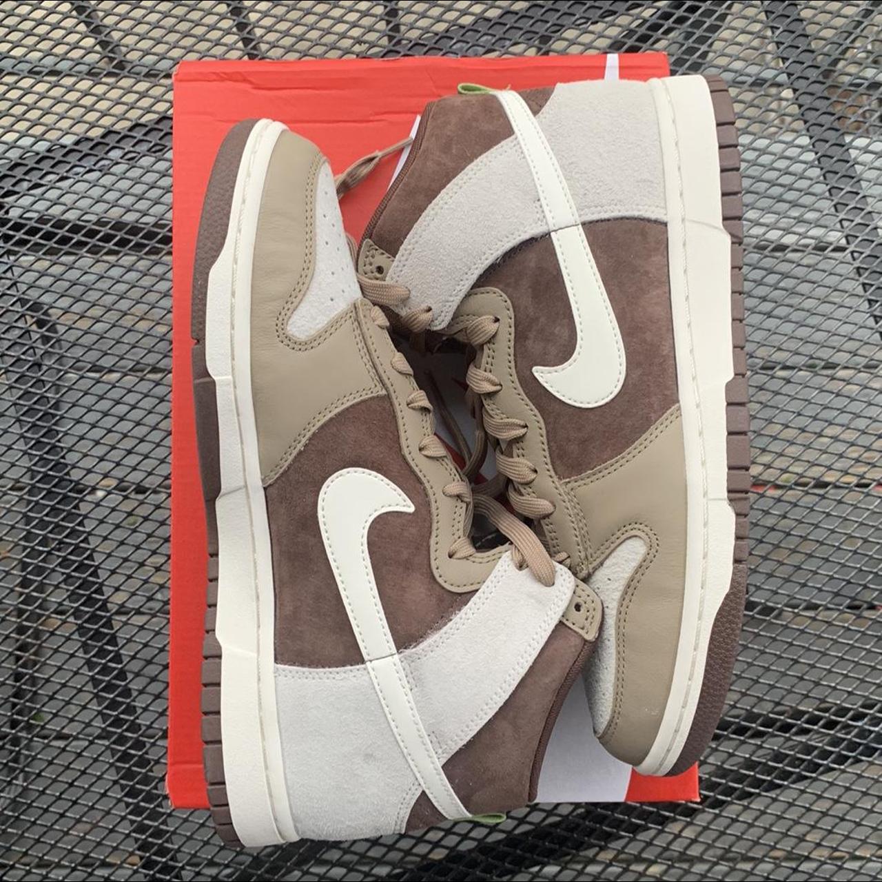 Nike Dunk Light Chocolate Size 10.5 Brand new,... - Depop