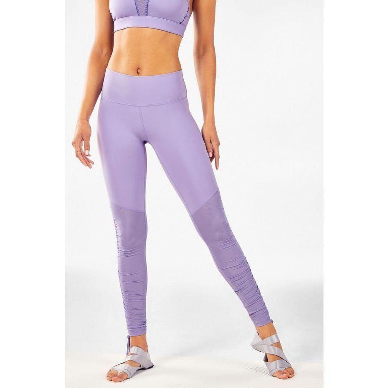 Fabletics Cashel Foldover PureLuxe Legging In Blue. Depop