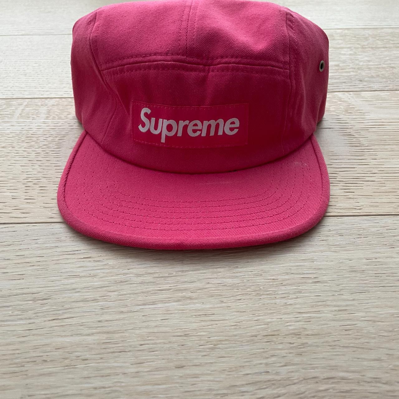 Supreme Pink Snapback - Depop