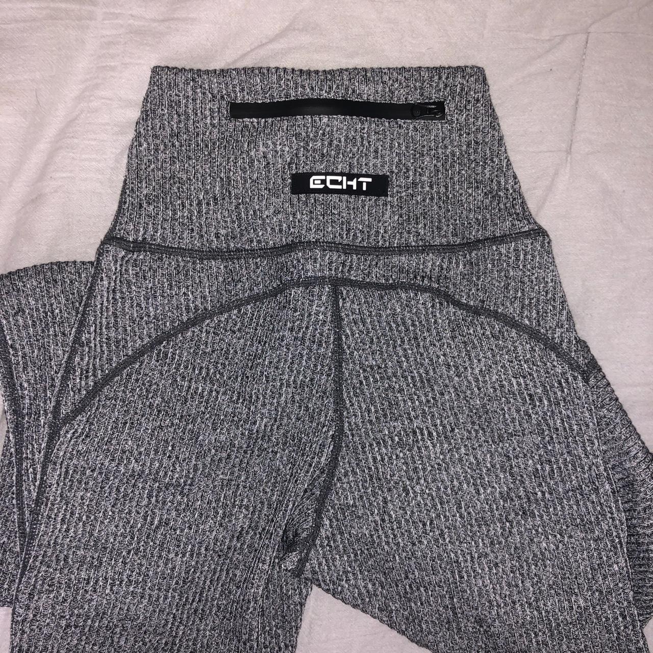 ECHT Comfort Flare Pants in Grey Marl, - Size 0