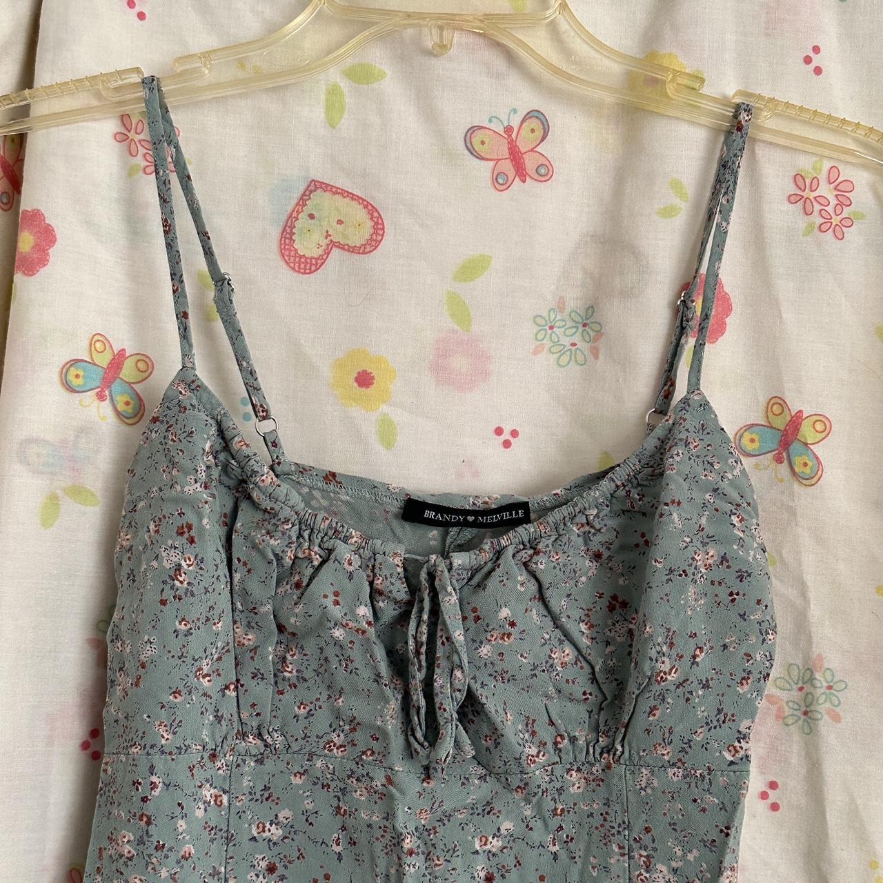 Brandy Melville green Jennifer dress very cute... Depop