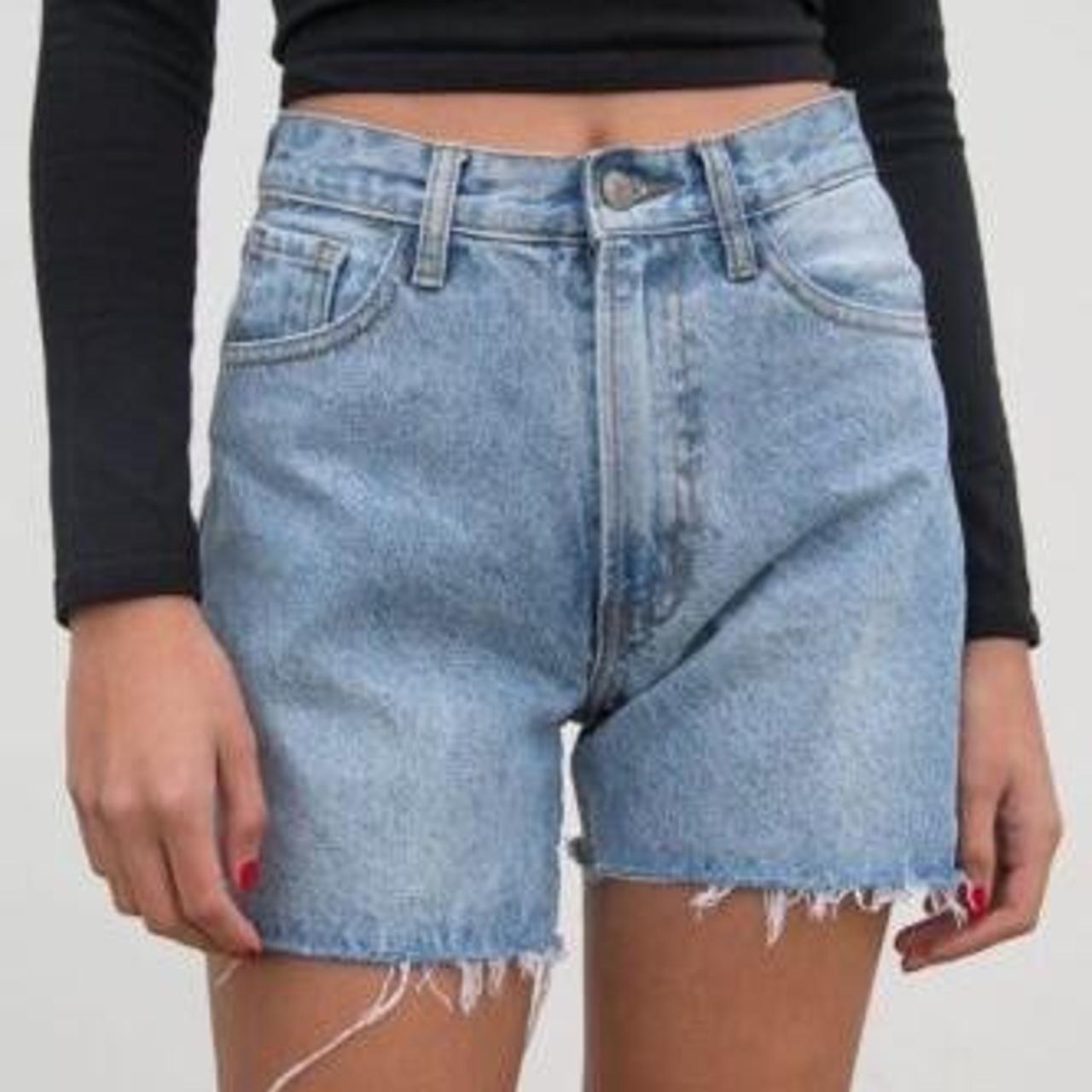 Brandy Melville Molly denim shorts/jorts marked... Depop