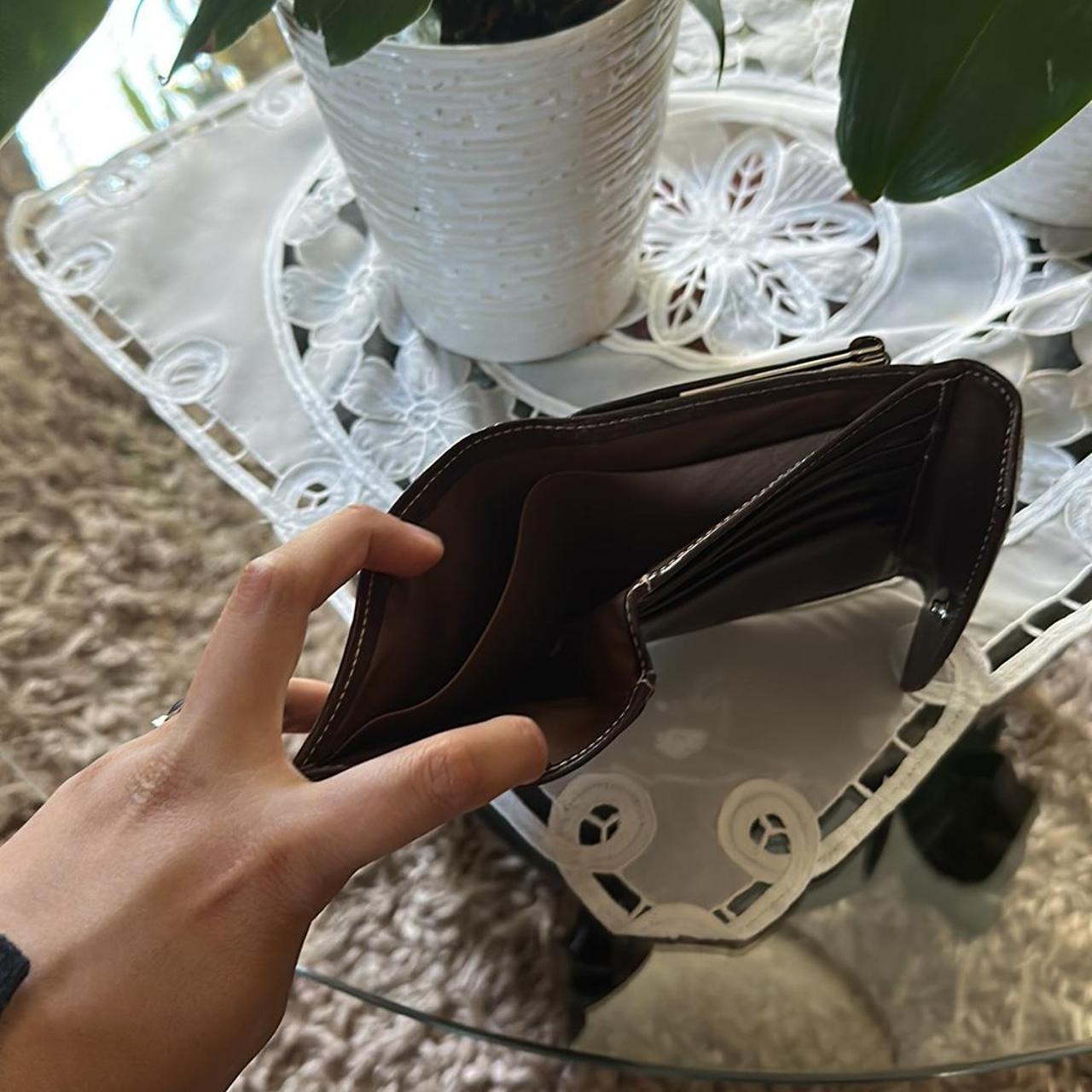 Dooney and Bourke Wallet Brown and green D and B... Depop