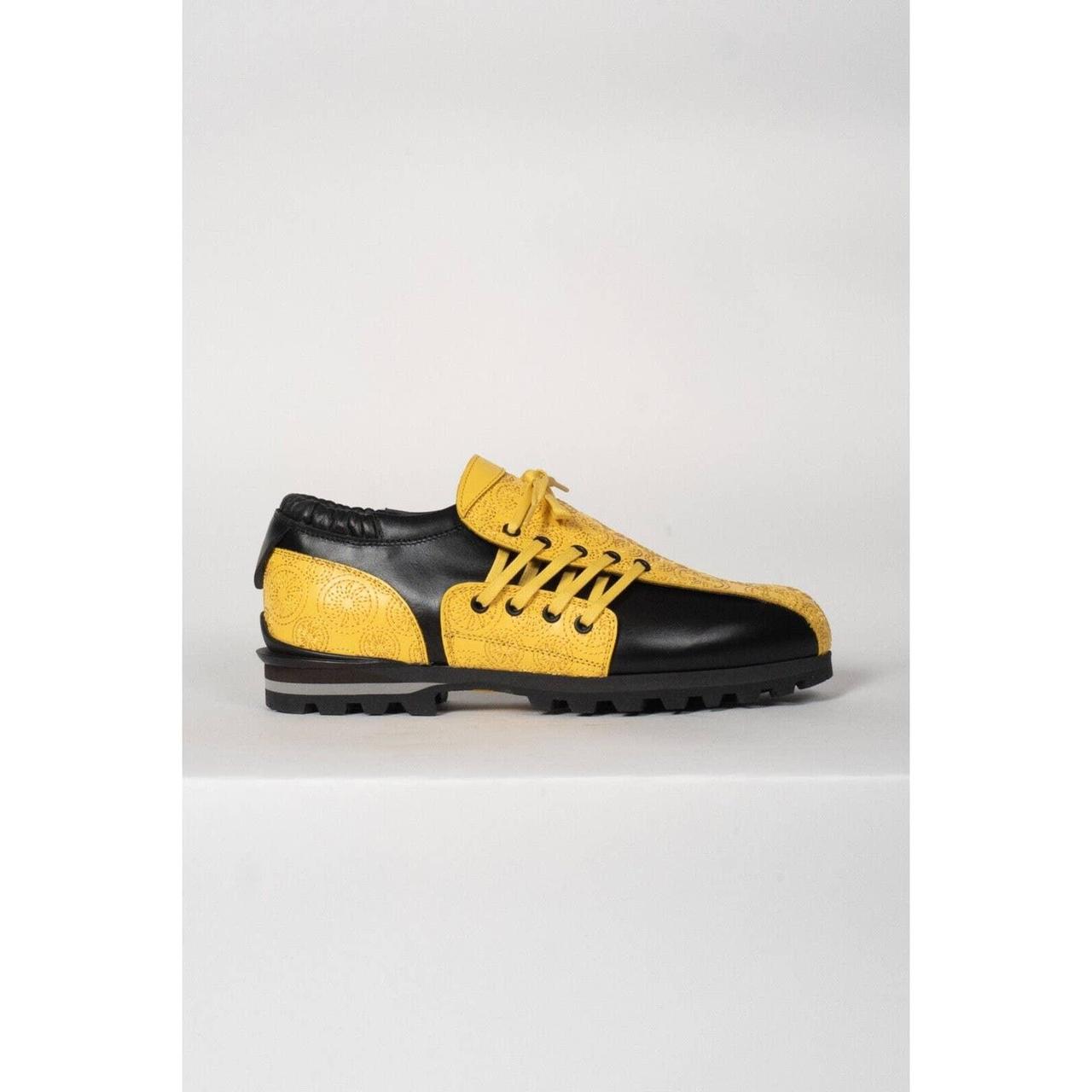 Kiko Kostadinov Men's Black And Yellow Haidu Lace-up... - Depop