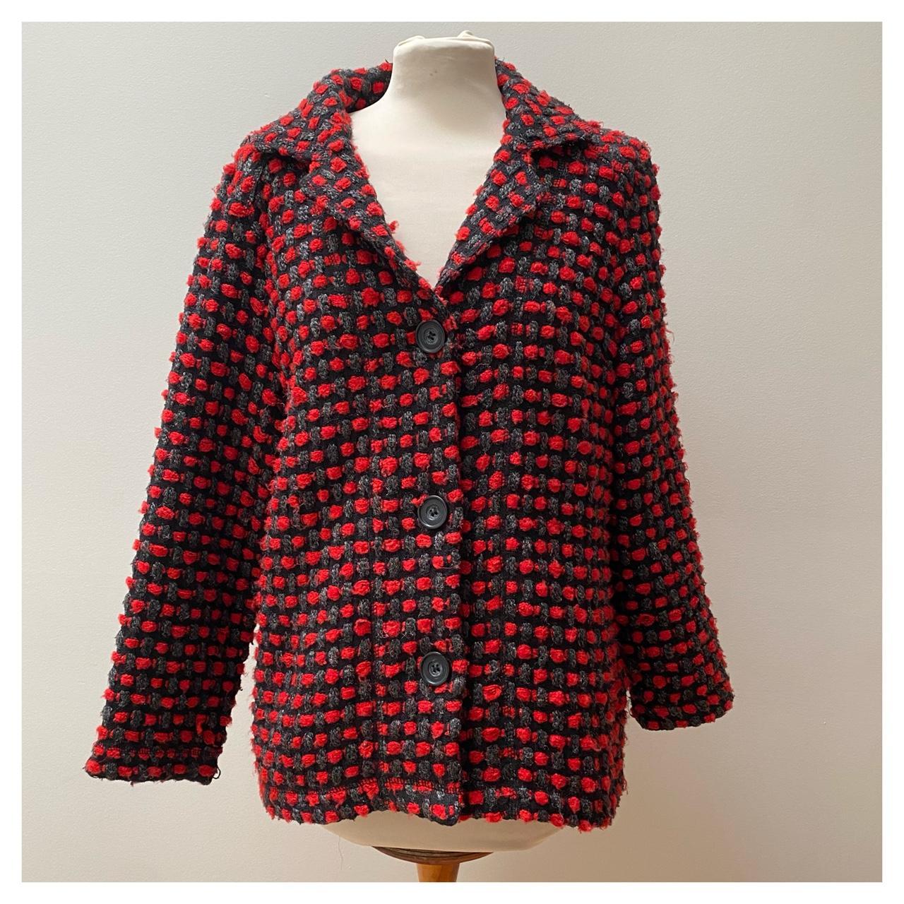 Clothing Noni B Winter Jackets Noni B Red, Black, And Grey