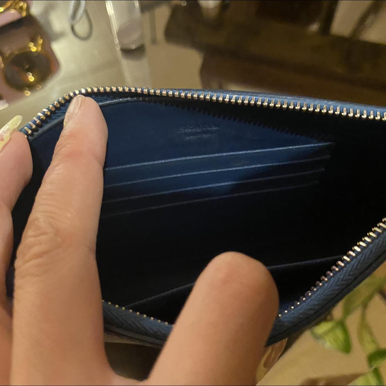 Prada Blue wallet on chain bag – Iconics Preloved Luxury